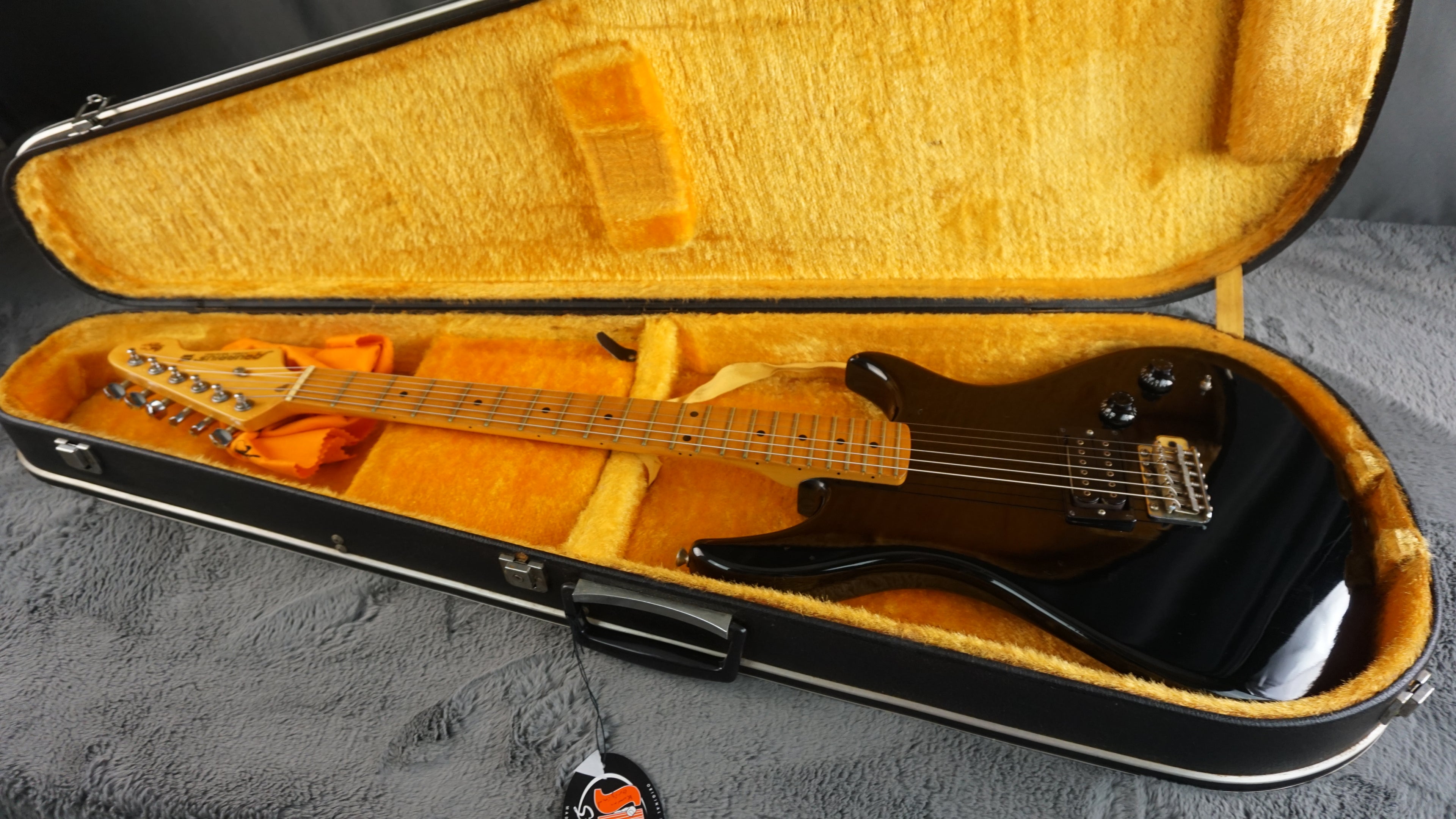 Aquarius Kawai Original Black MIJ Electric Guitar w/ Hard Case