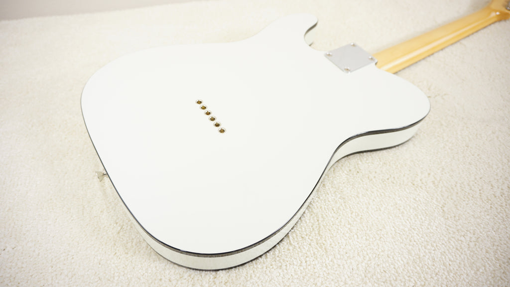 Fender FSR Traditional II 60s Telecaster Custom RW 2025 Olympic White w/ Black Binding MIJ