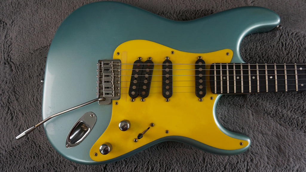 Moon Custom Guitars PGM S Style Japan HSS Teal