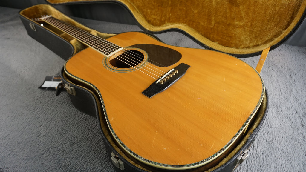 Morris W-35 Vintage MIJ Dreadnought Acoustic Guitar w/ Hard Case