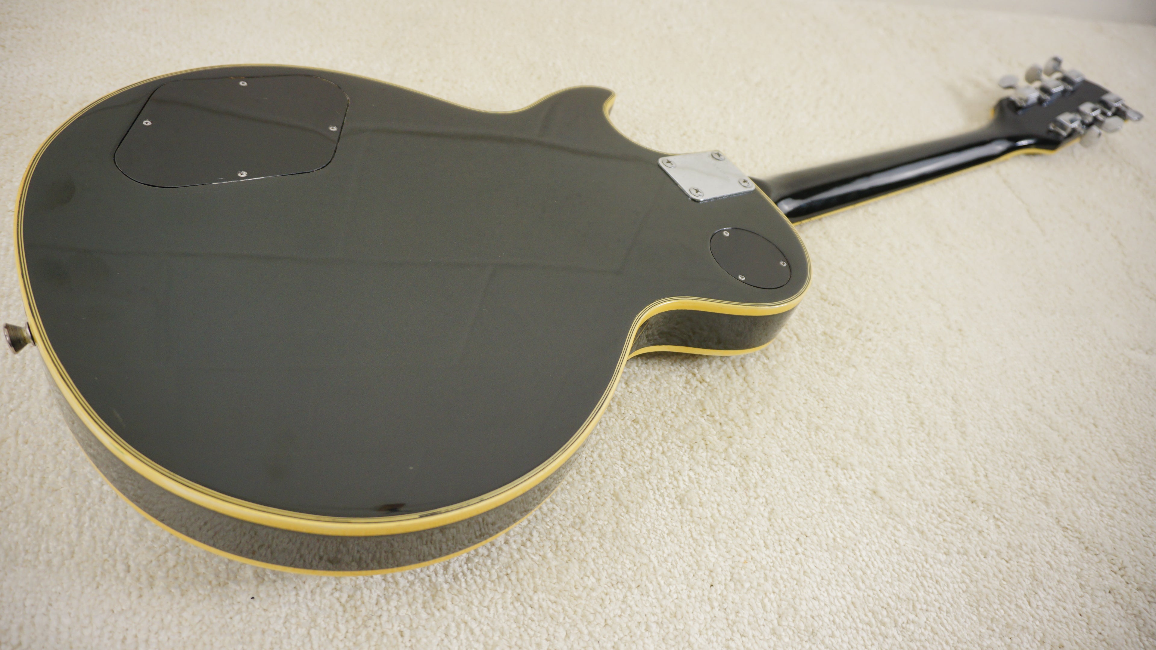 Vintage Lawsuit Single Cut Electric Guitar Black MIJ Japan