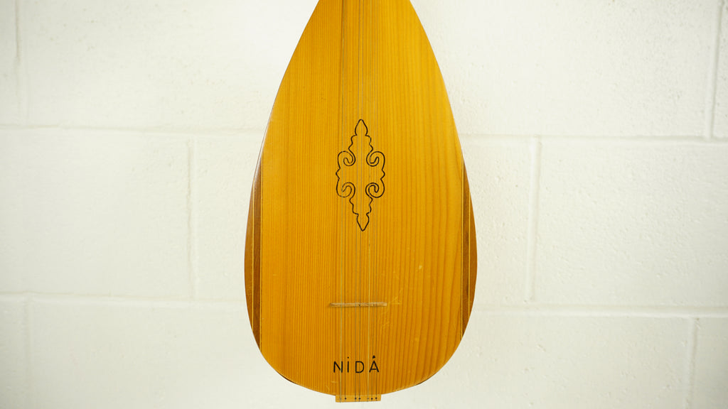Nida Turkish Baglama Saz Long Neck Folk Lute w/ Gig Bag