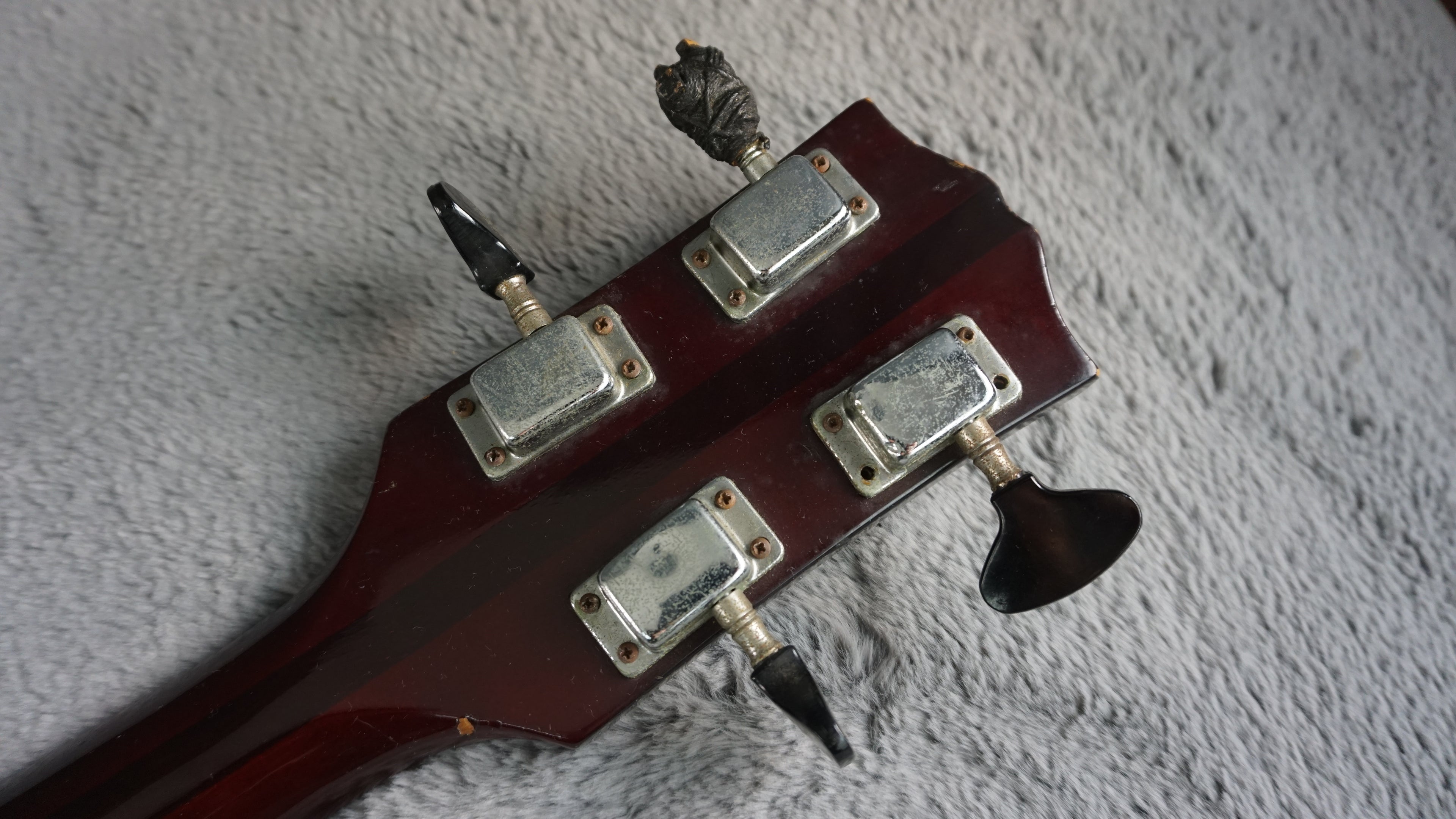 Greco SG-Style Bass MIJ Cherry Red Vintage Short Scale Bass Guitar