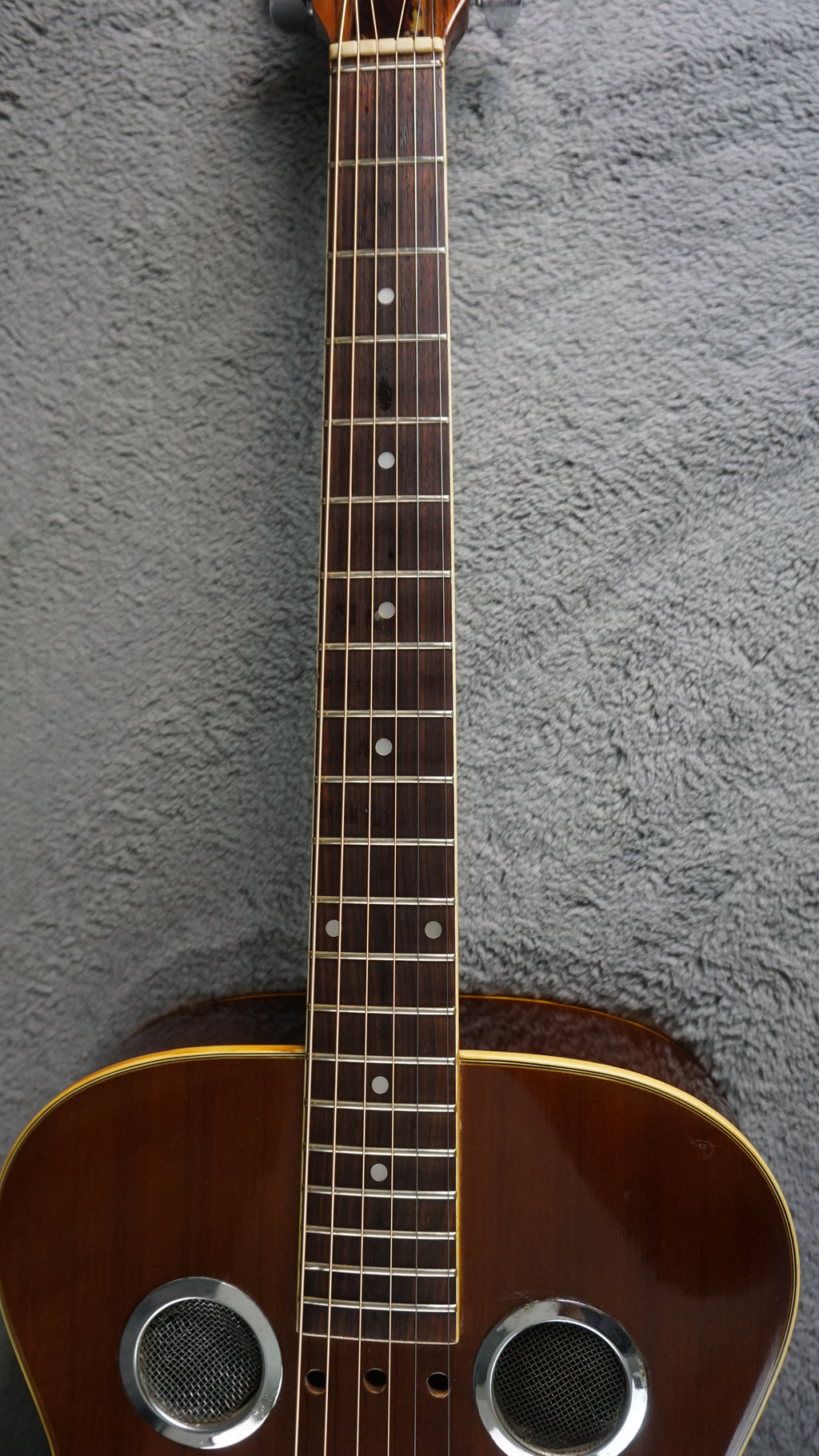 Suzuki Round Neck Resonator Style Acoustic Guitar w/ Gig Bag Japan
