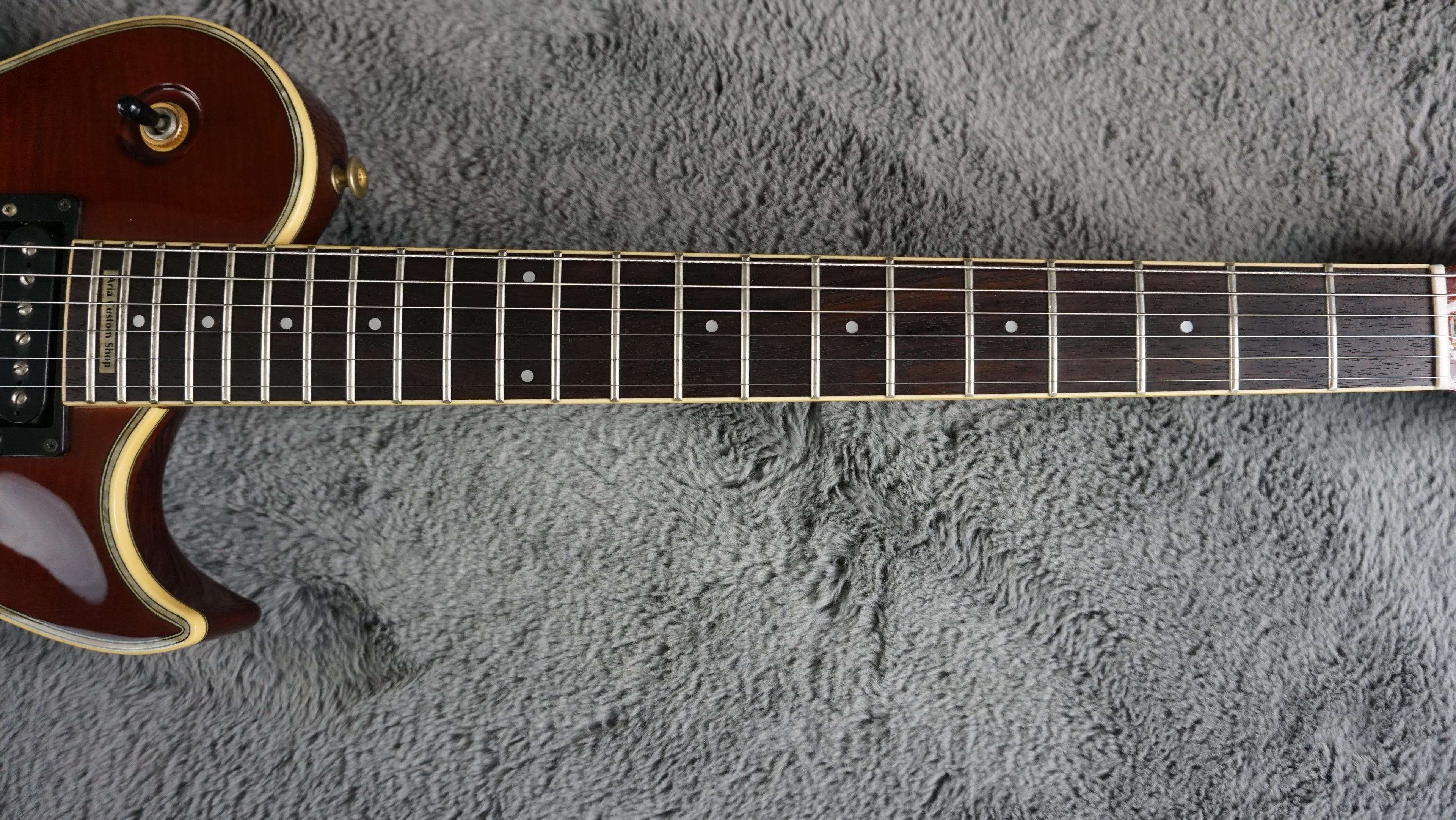Aria Custom Shop PE-MID-I MIJ Flame Top MIDI Guitar w/ Original Case & Paperwork