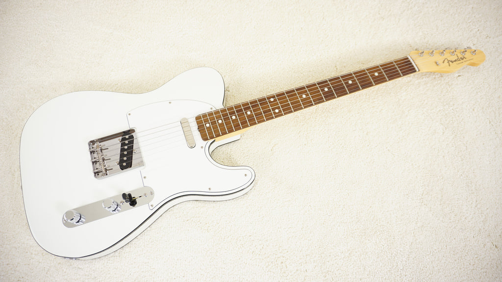 Fender FSR Traditional II 60s Telecaster Custom RW 2025 Olympic White w/ Black Binding MIJ