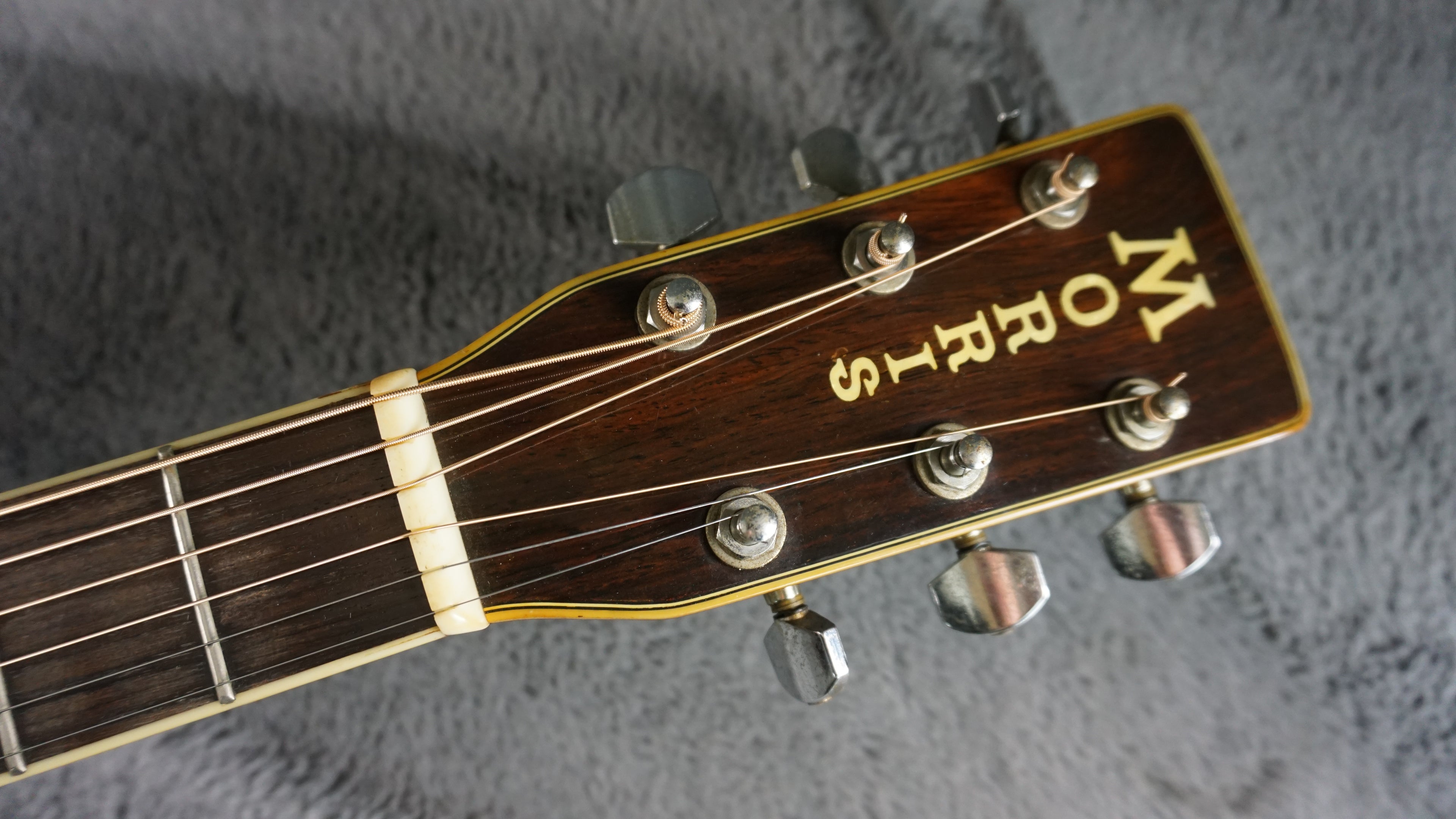 Morris W-40 Japan Solid Spruce Top w/ Fishman Electronics