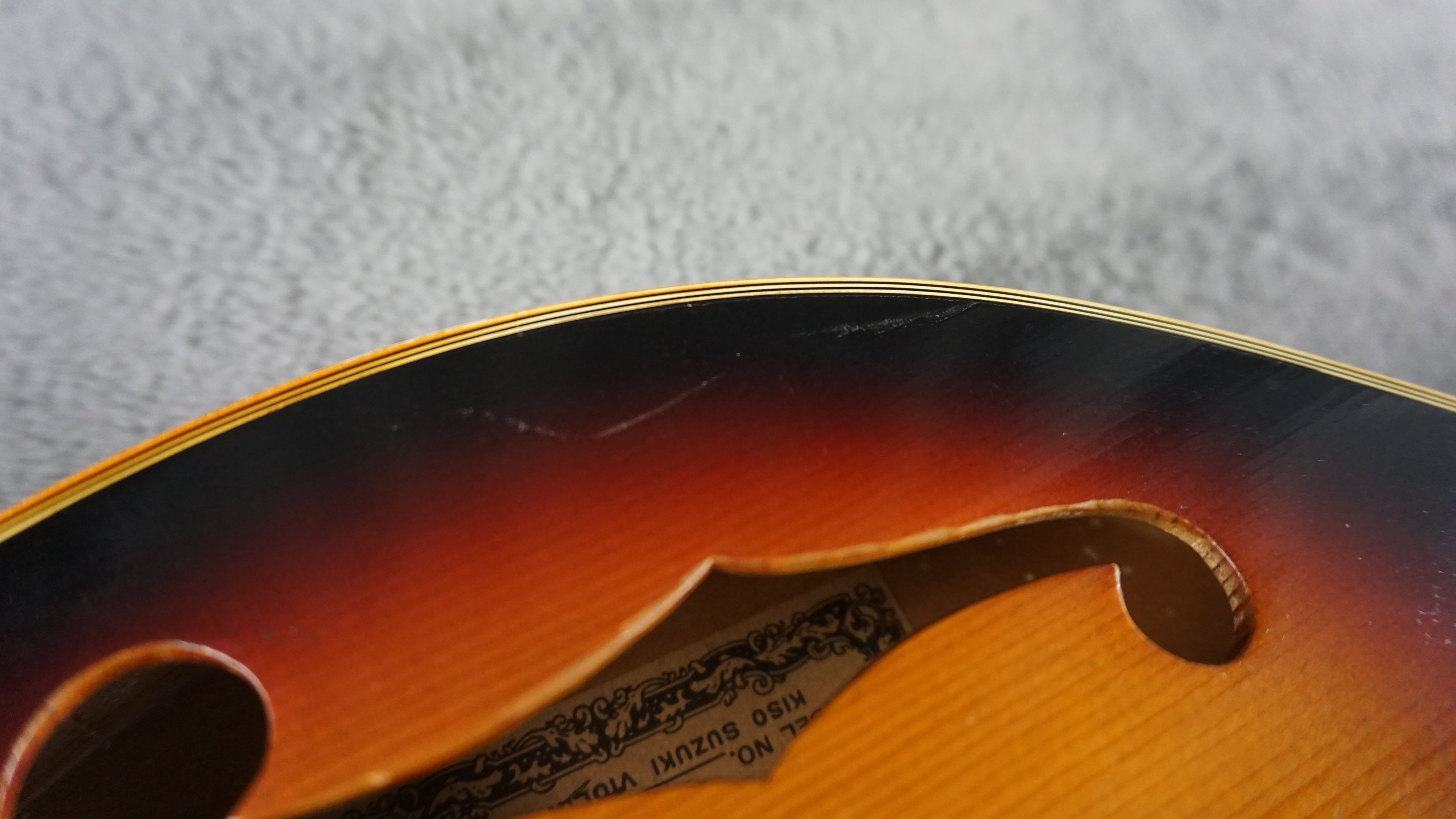 Kiso Suzuki MF-250 Mandolin Sunburst Japan