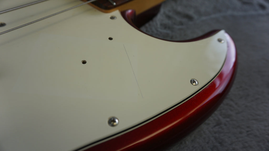 94-95 Fender Japan Jazz Bass Candy Apple Red w/ Gig Bag
