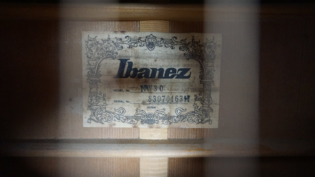 Ibanez NW-30 1983 - Natural Wood all Cedar