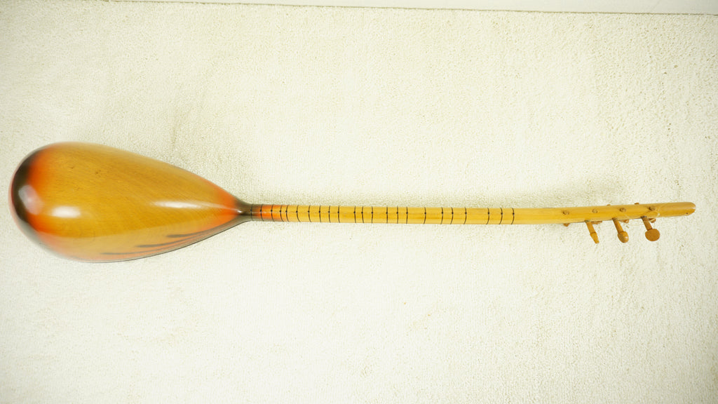 Nida Turkish Baglama Saz Long Neck Folk Lute w/ Gig Bag