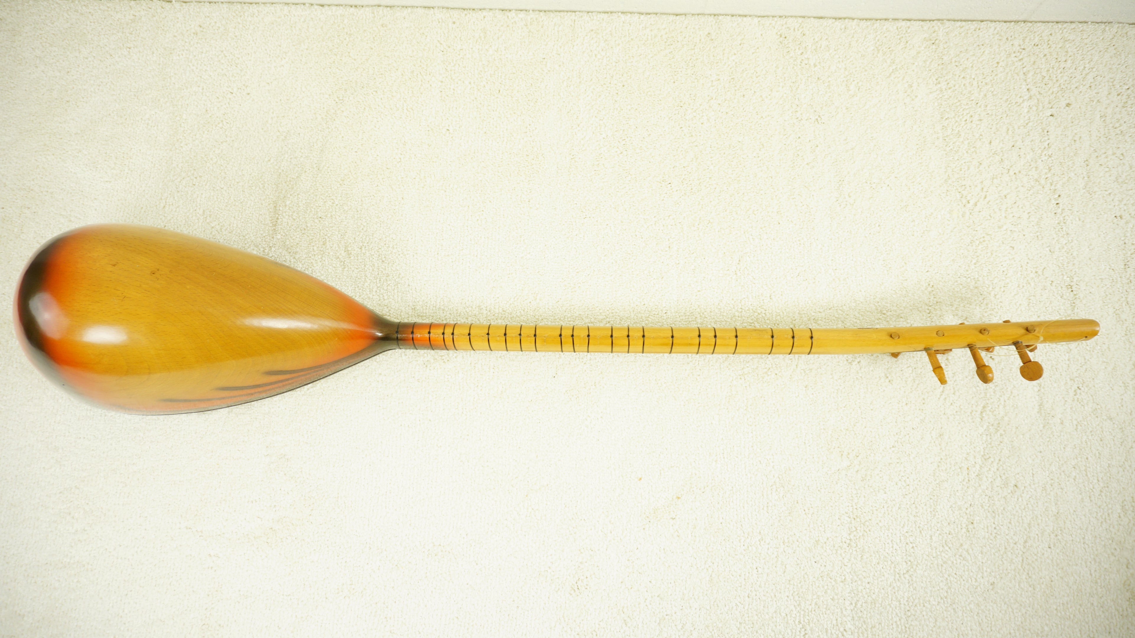 Nida Turkish Baglama Saz Long Neck Folk Lute w/ Gig Bag