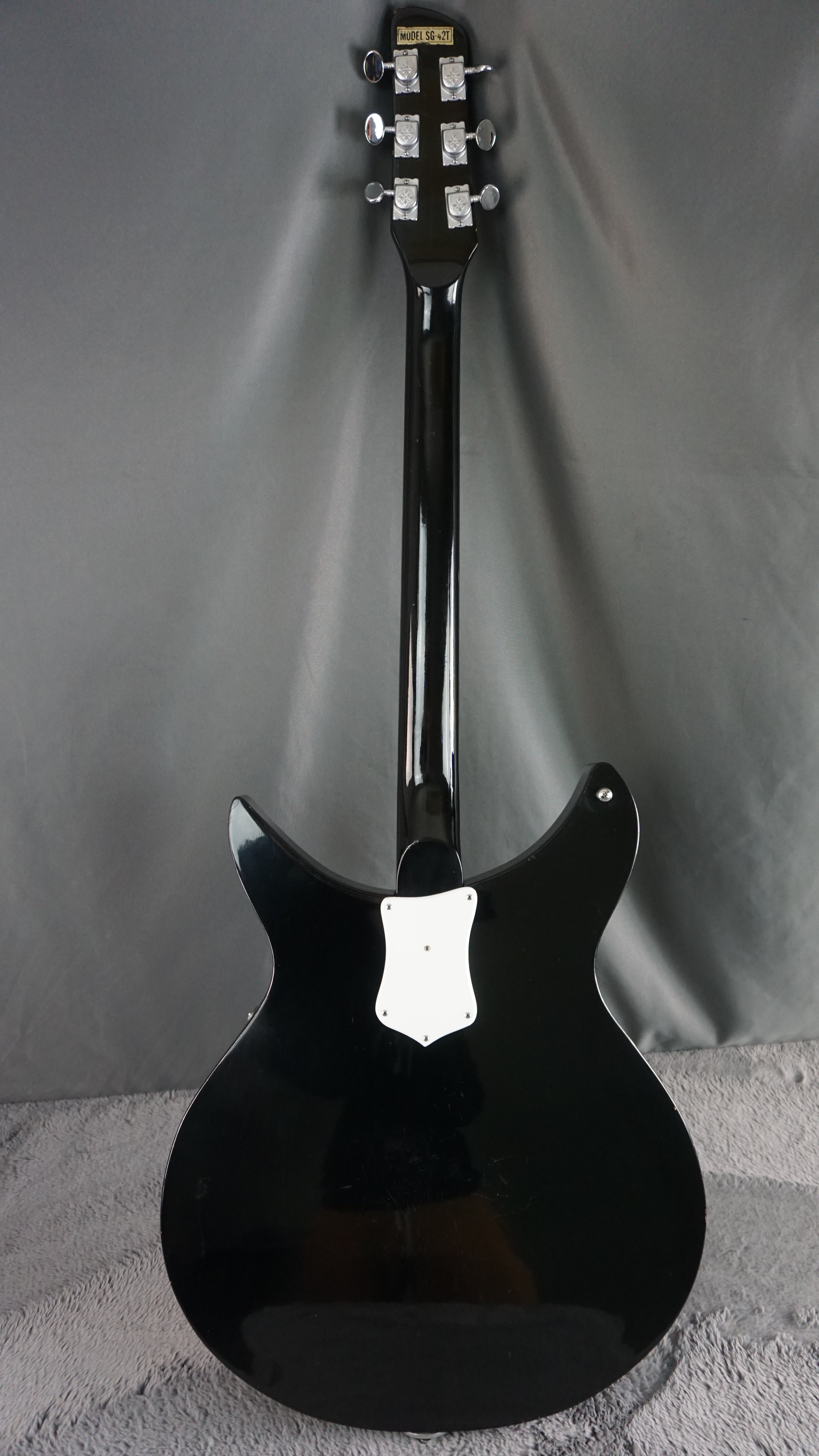 Guyatone SG42T 1960s - Black Super Rare Double Cut Japan