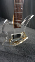 Fernandes Crystal Jr With Built In Amp Mockingbird Rare! Clear