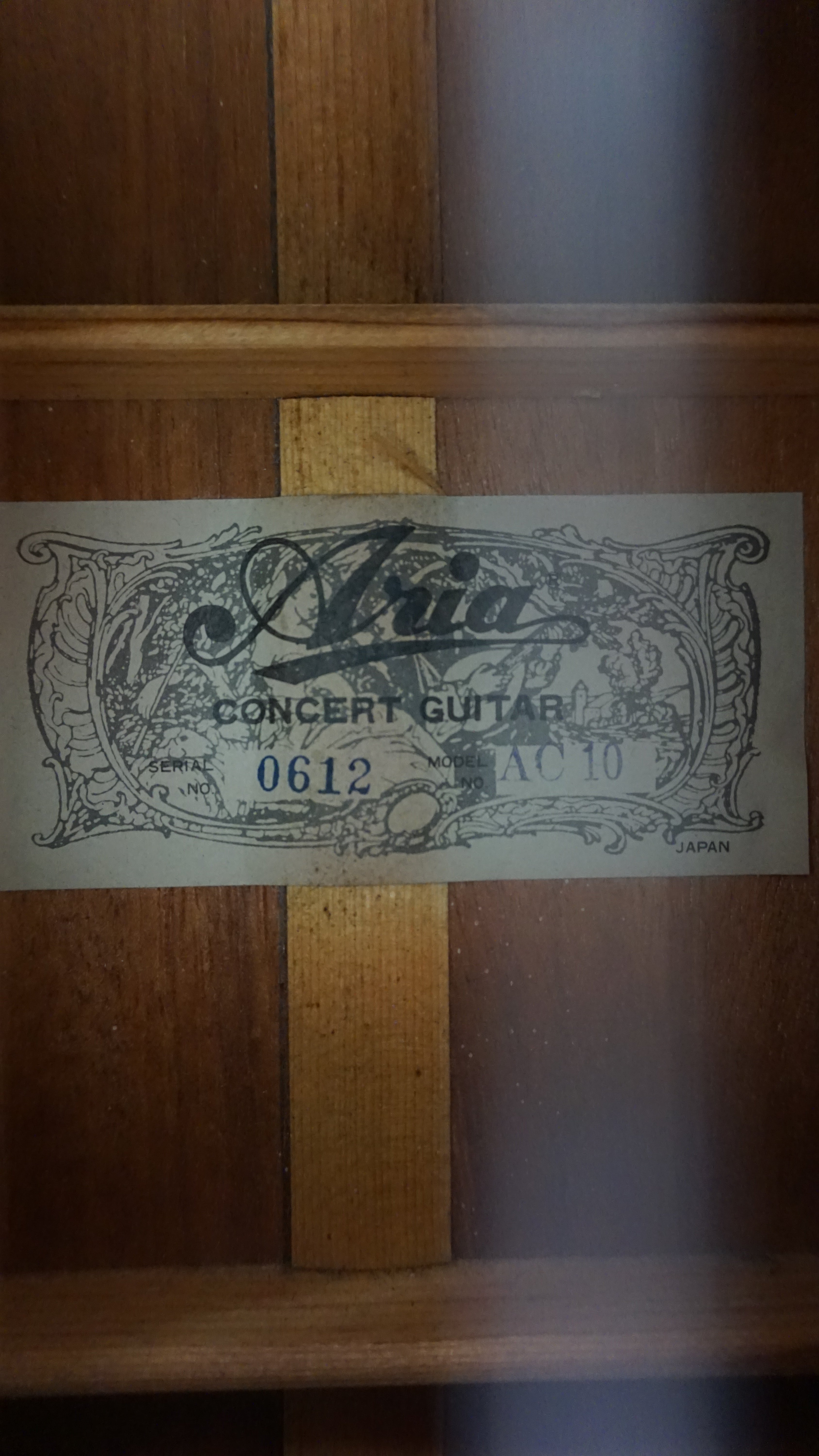 Aria AC-10 Classical Acoustic Guitar Japan