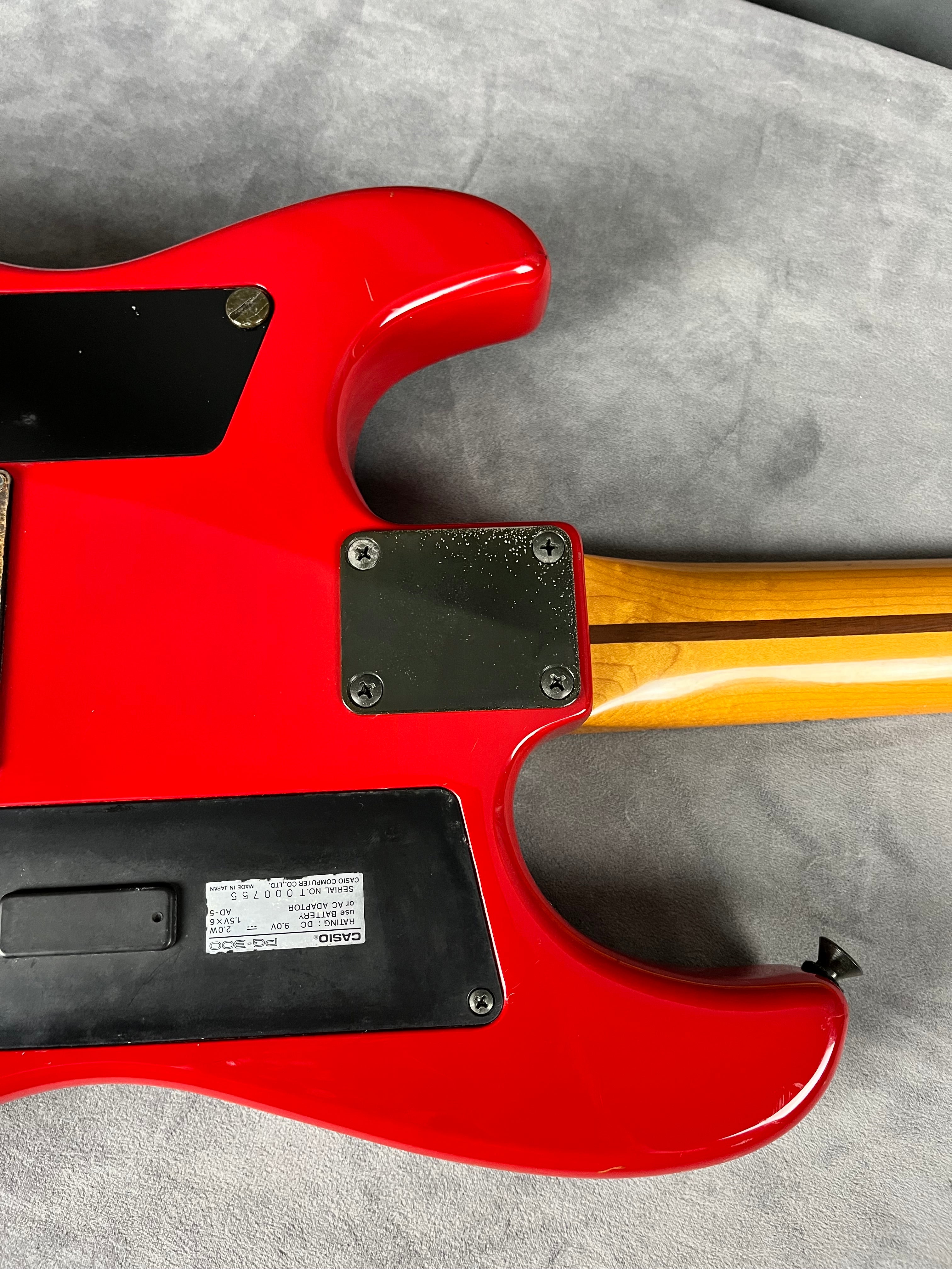 Casio PG-300 Refurbished! MIDI guitar 1980’s Red Burst