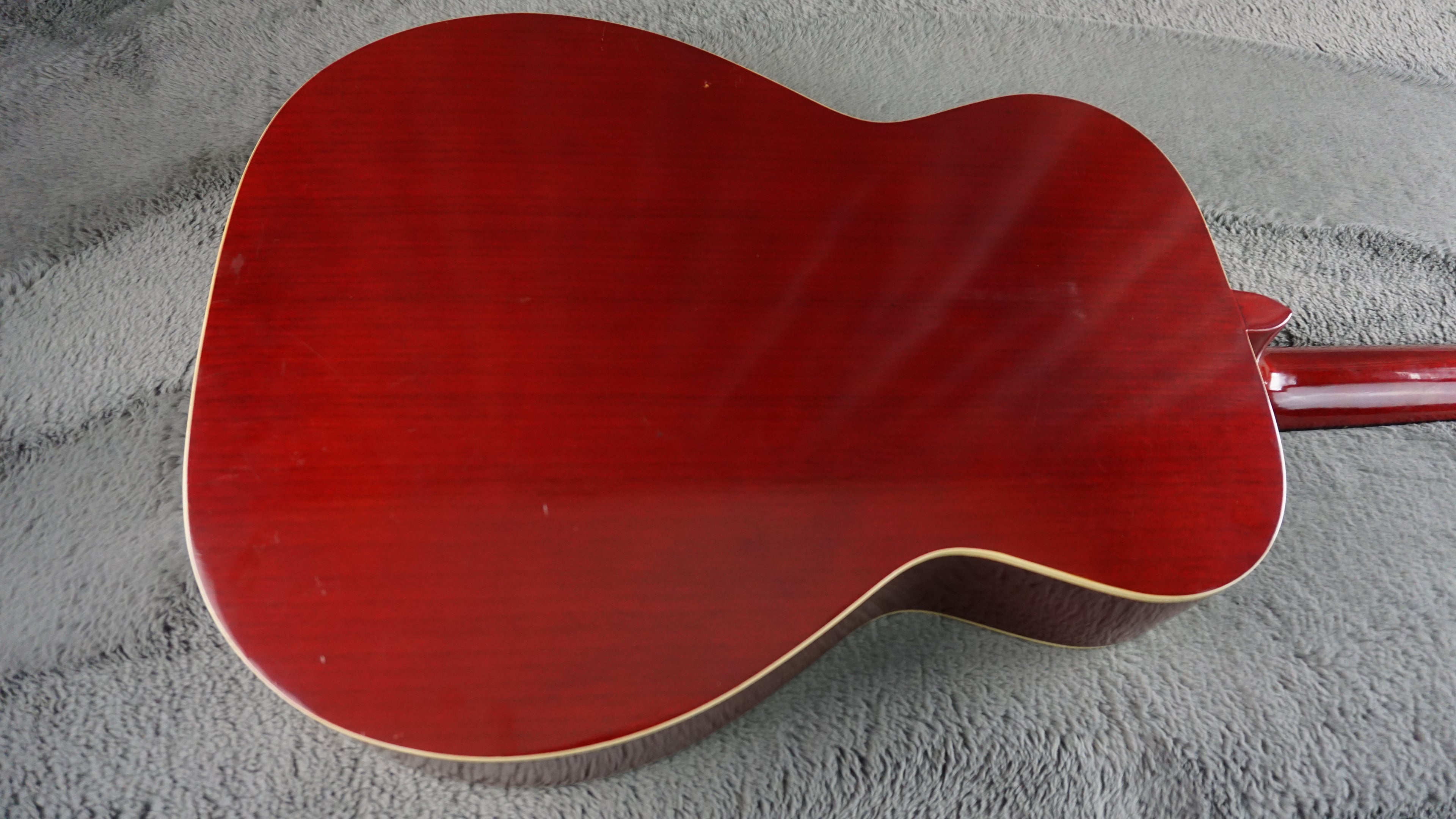 Thomas TM-180 Vintage MIJ Acoustic Guitar Cherry Sunburst w/ Hard Case
