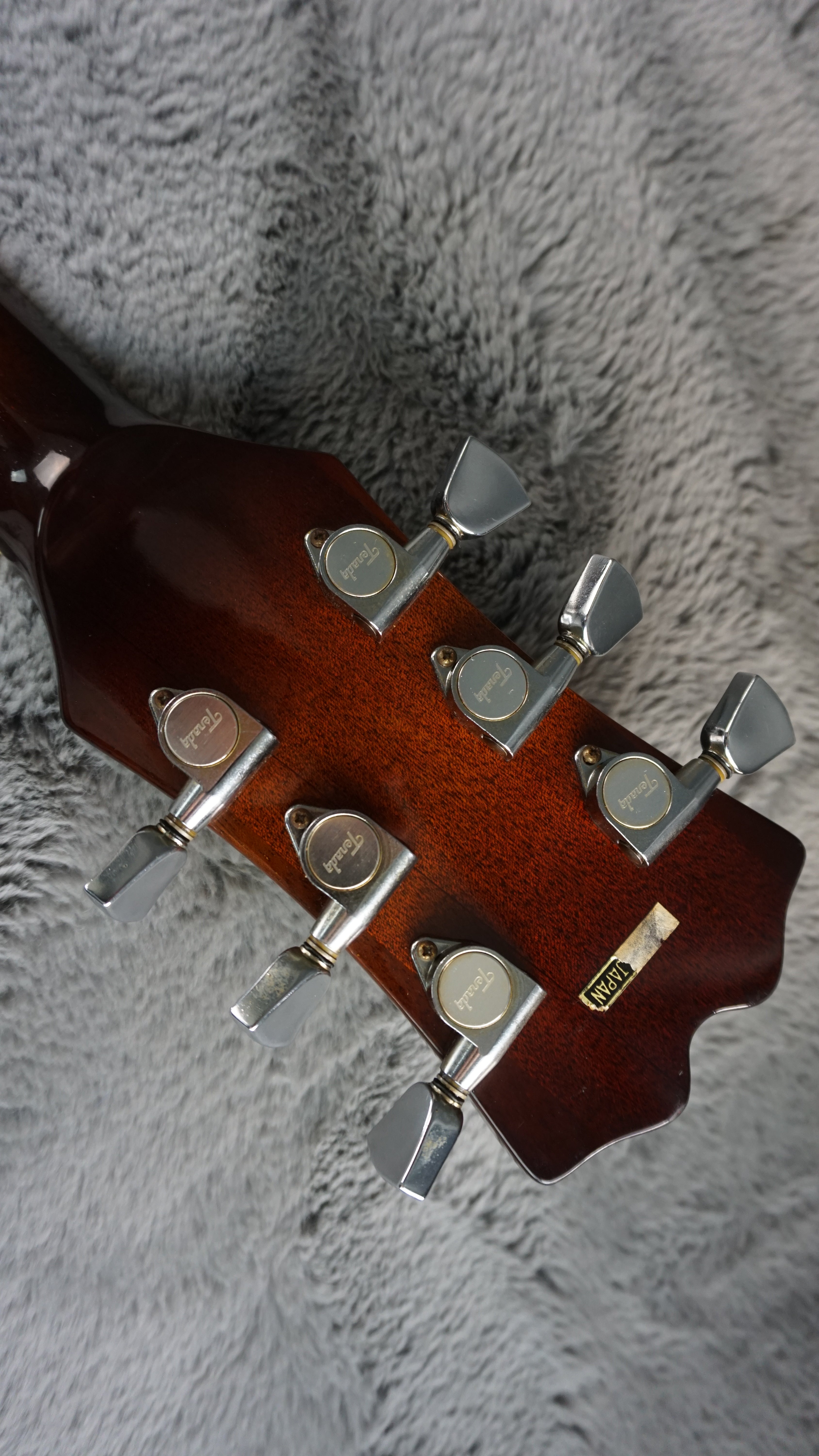 Terada HM Semi Hollowbody Electric Guitar Sunburst - Japan w/ Case