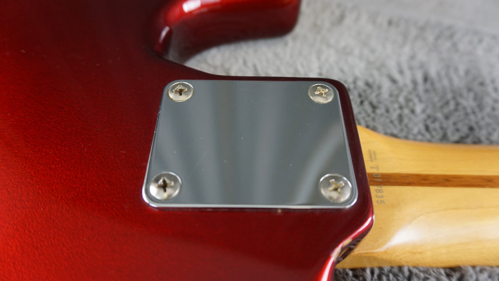 94-95 Fender Japan Jazz Bass Candy Apple Red w/ Gig Bag