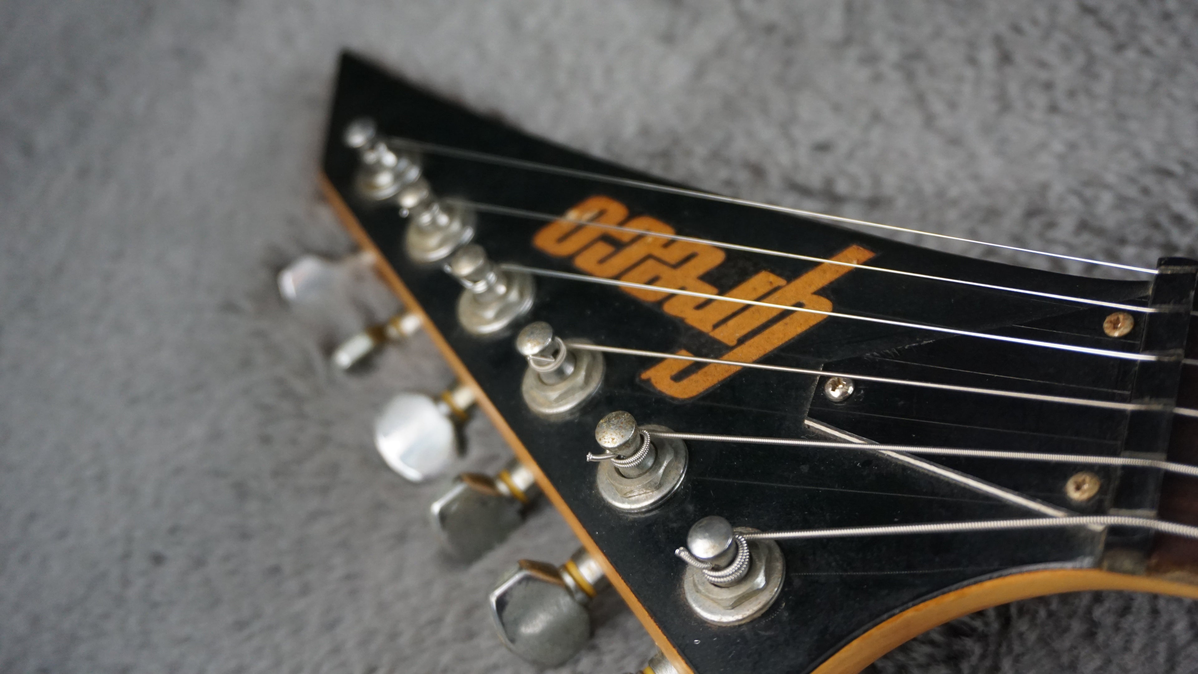 Greco Super Power HSS Strat Style MIJ Electric Guitar Black 1980s Japan