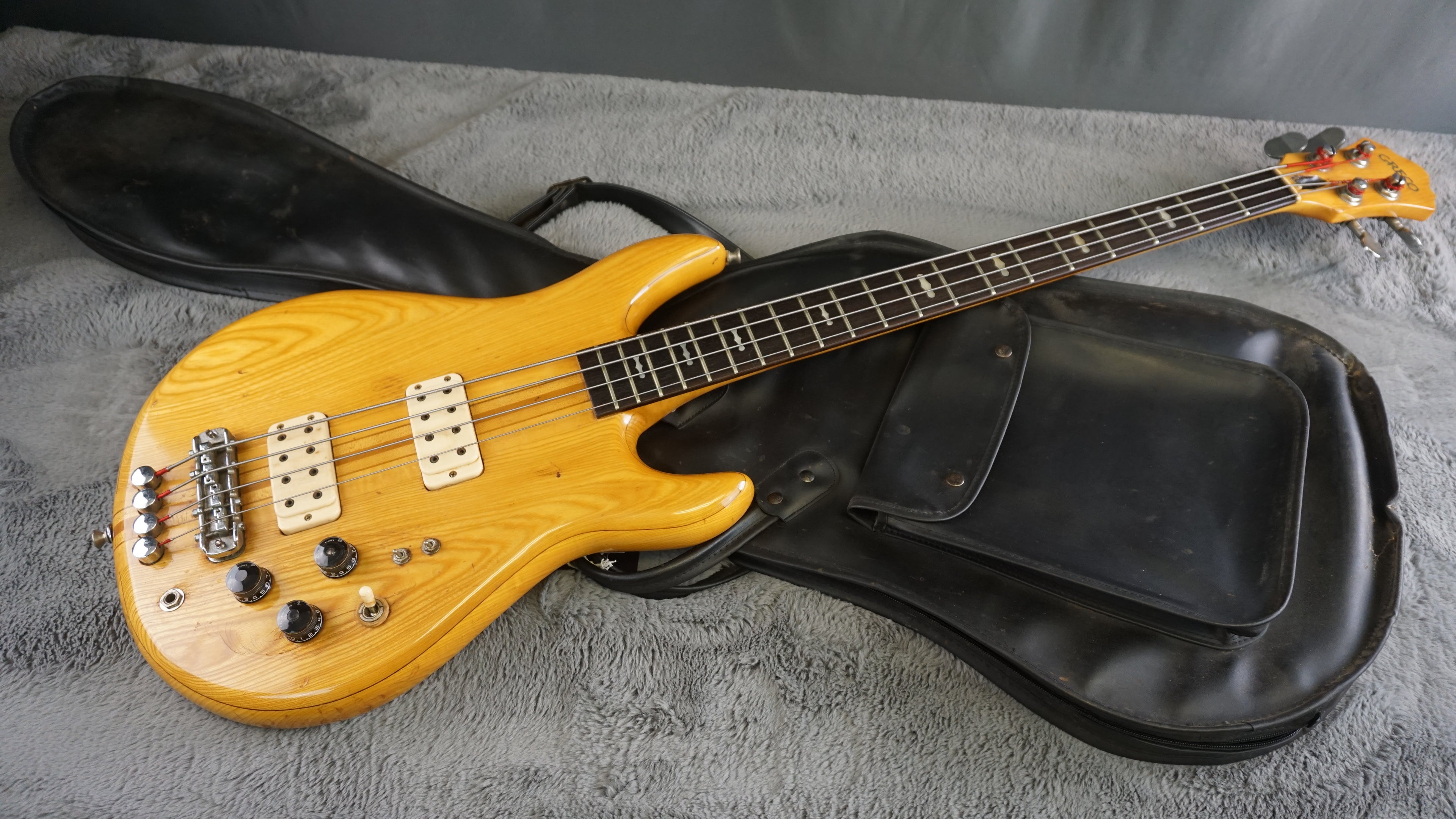 Greco GOB-900 Bass Made in Japan Natural Ash Neck-Through Bass