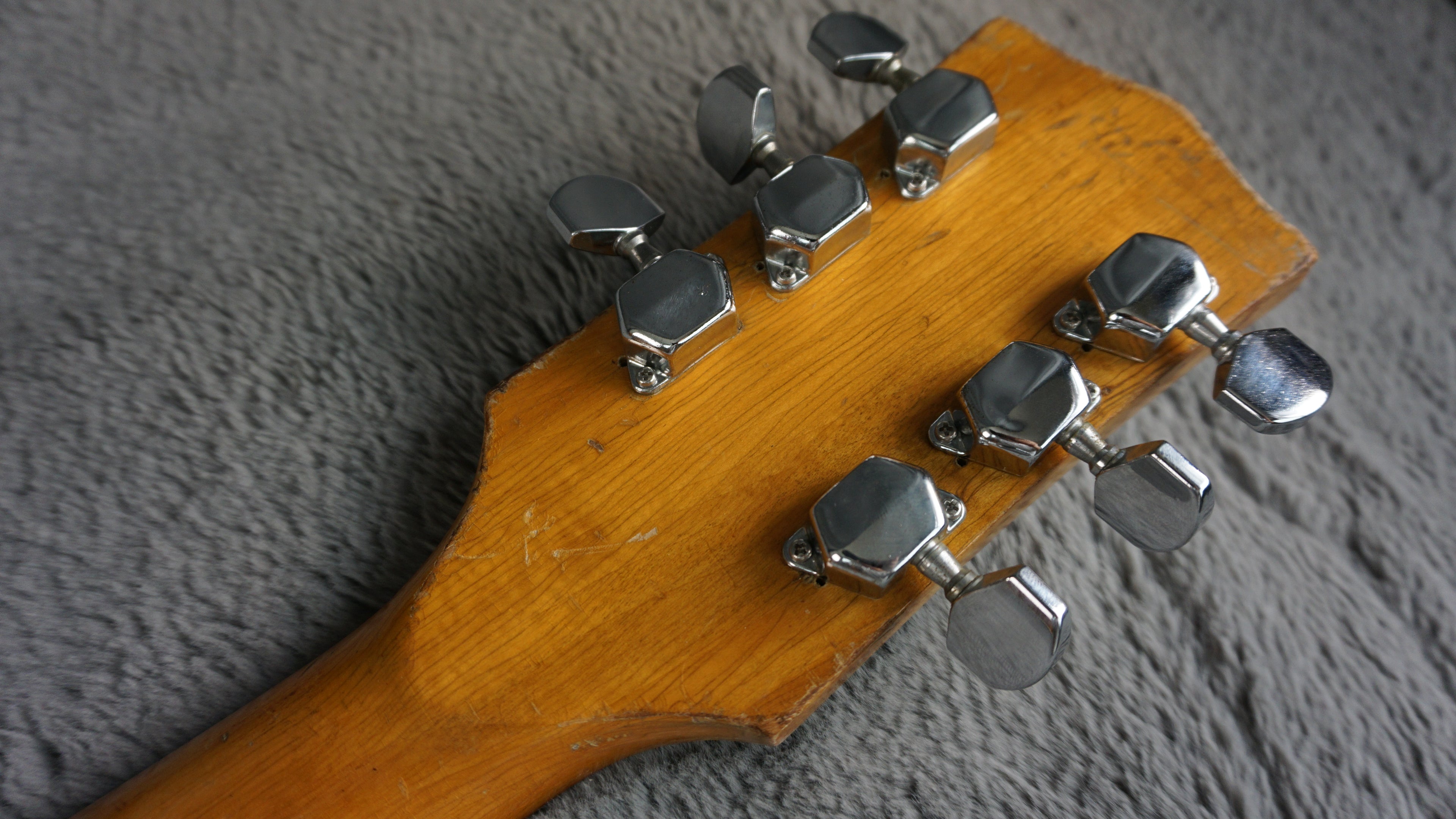1960s Teisco EP-18 Triple Pickup Hollowbody Japan Vintage Electric Guitar Natural