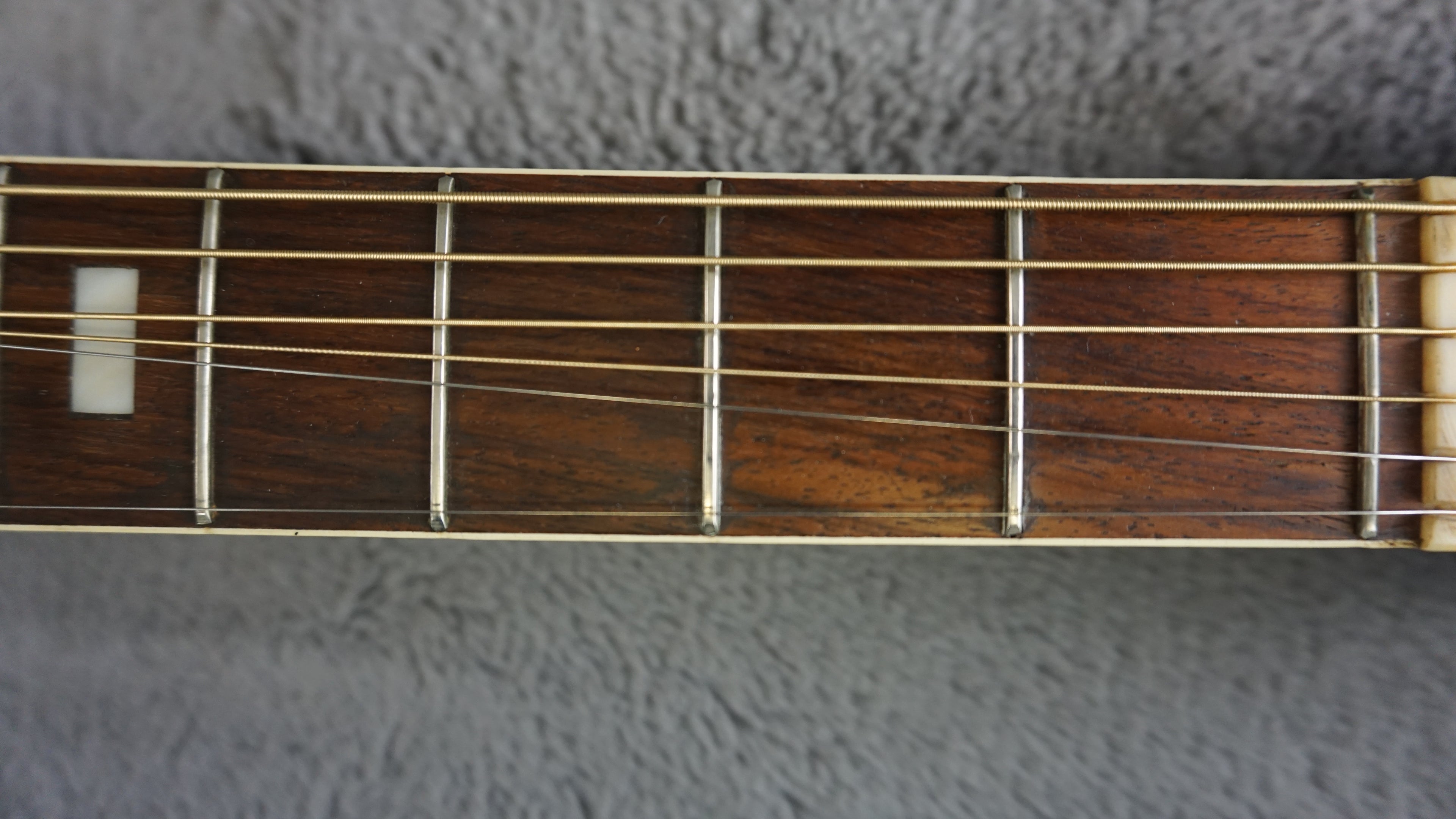 Vintage MIJ Hollow Body Archtop Guitar Natural Finish Japan w/ Restored Hardware