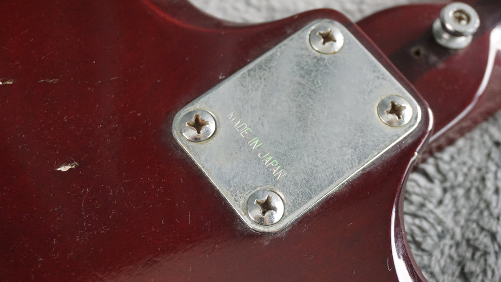 Greco SG-Style Bass MIJ Cherry Red Vintage Short Scale Bass Guitar
