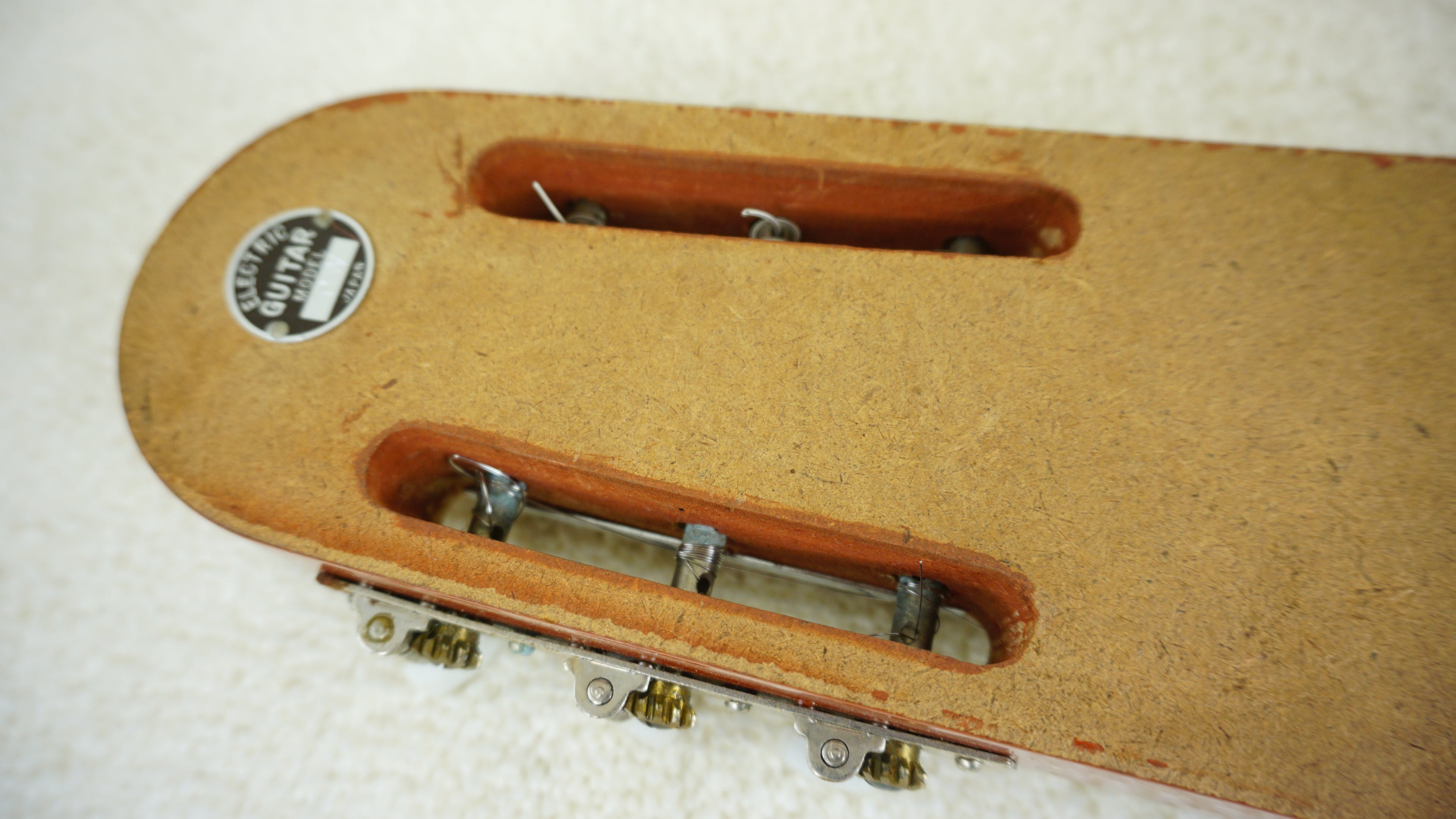 Vintage Teisco Electric Lap Steel Guitar Japan w/ Original Hard Case & Cable