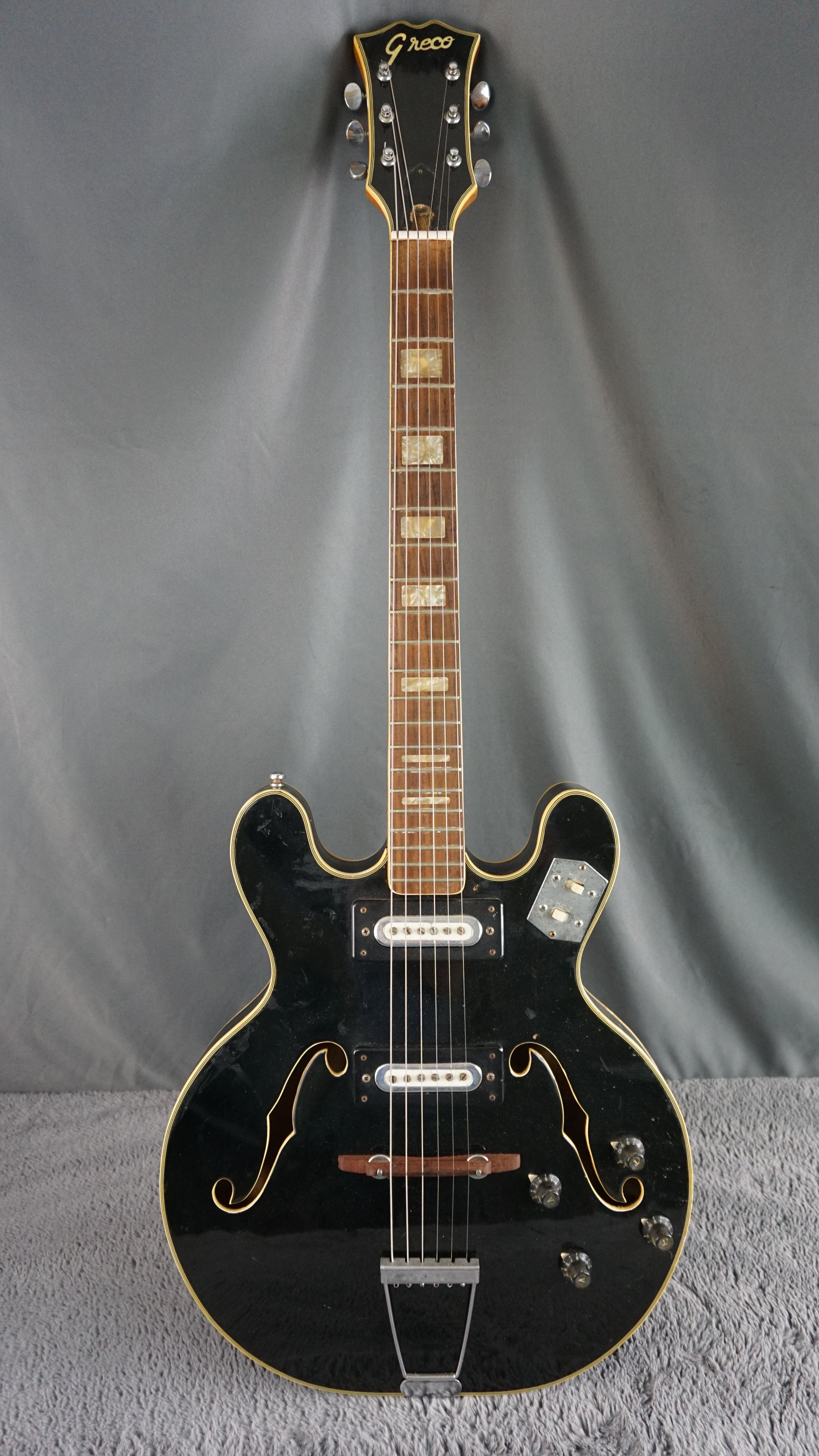 Greco Semi Hollow Body - Black Japan