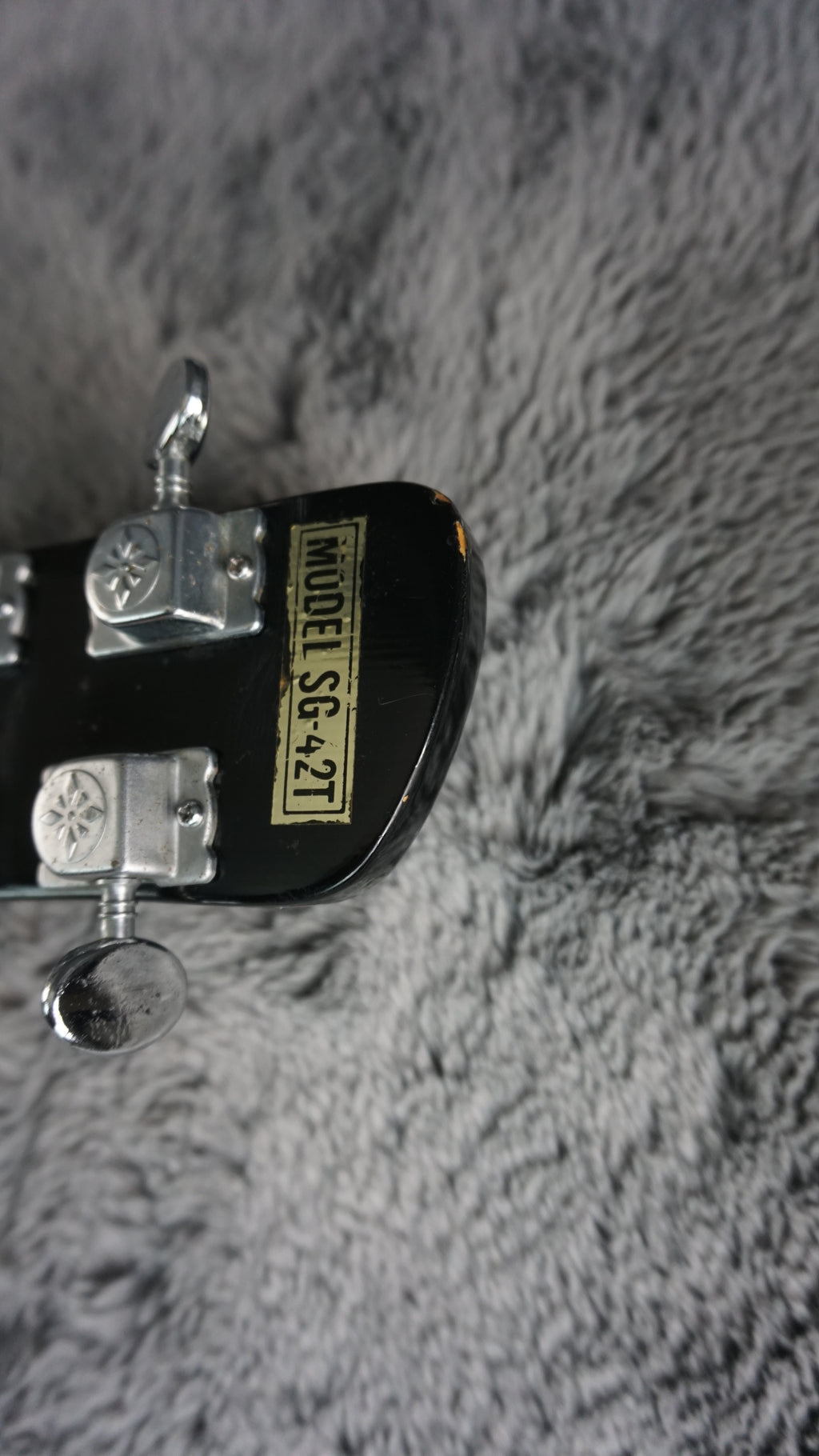 Guyatone SG42T 1960s - Black Super Rare Double Cut Japan