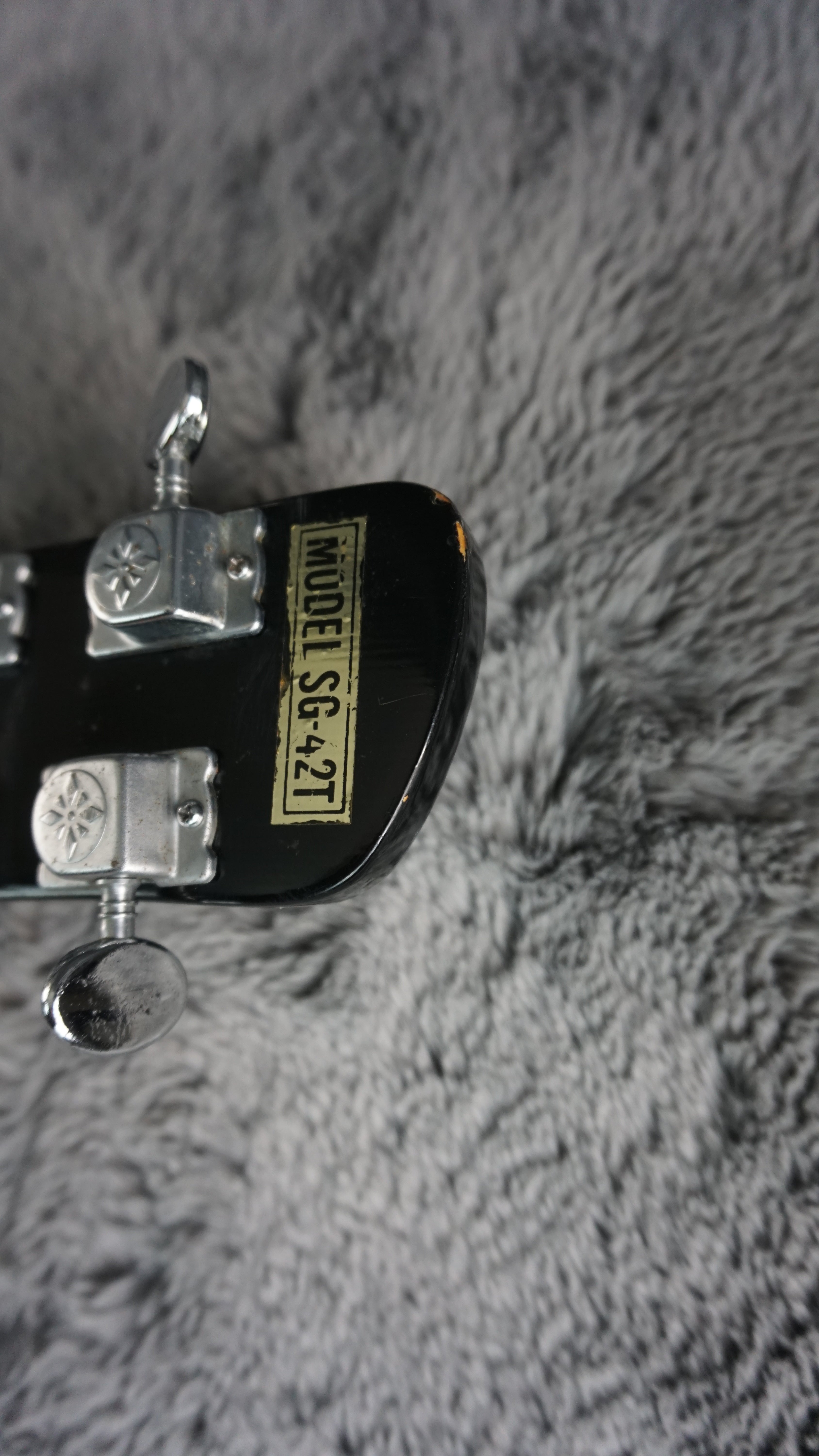Guyatone SG42T 1960s - Black Super Rare Double Cut Japan