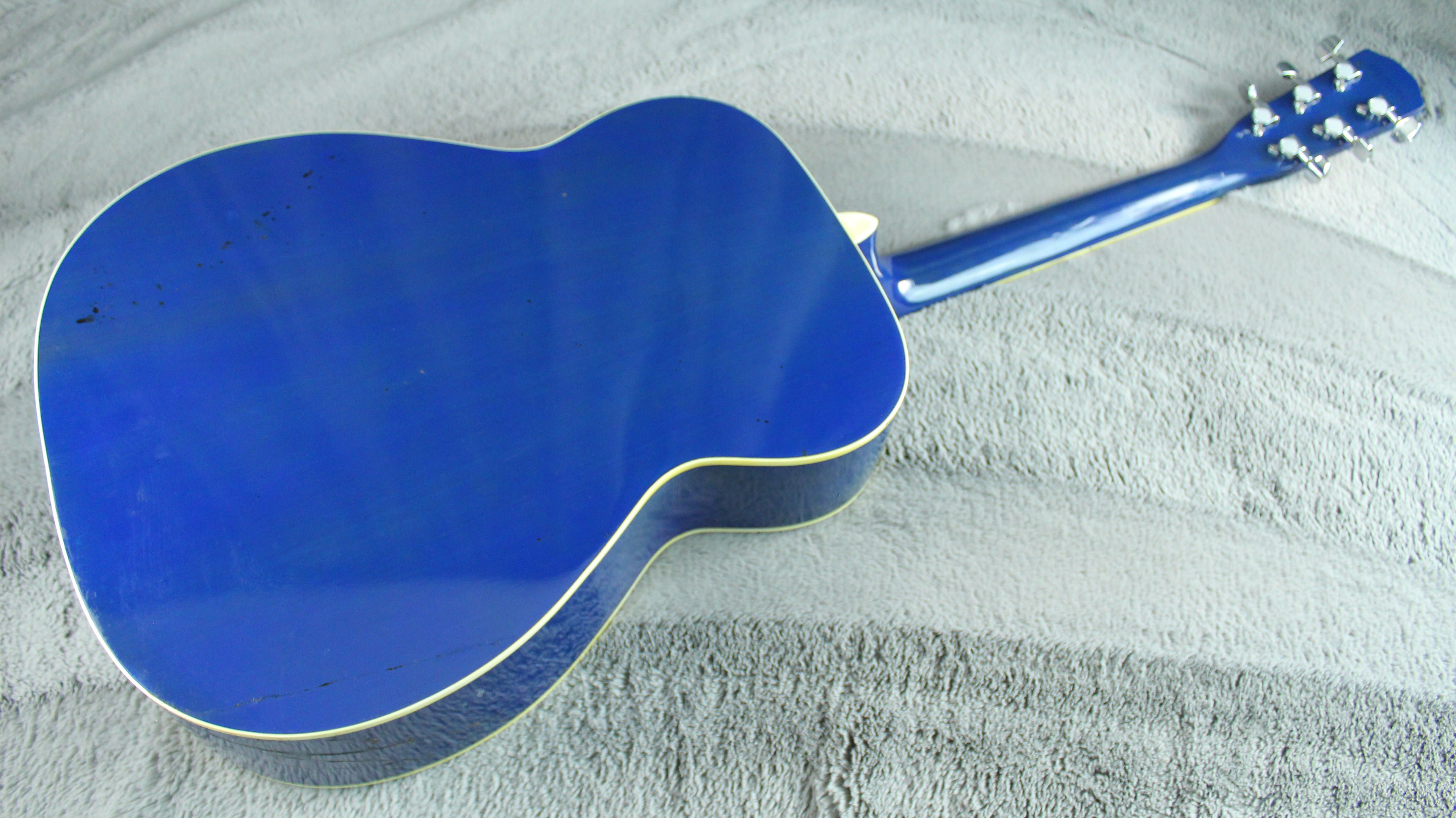 Morris F-02SBU Blue Japan Acoustic Guitar