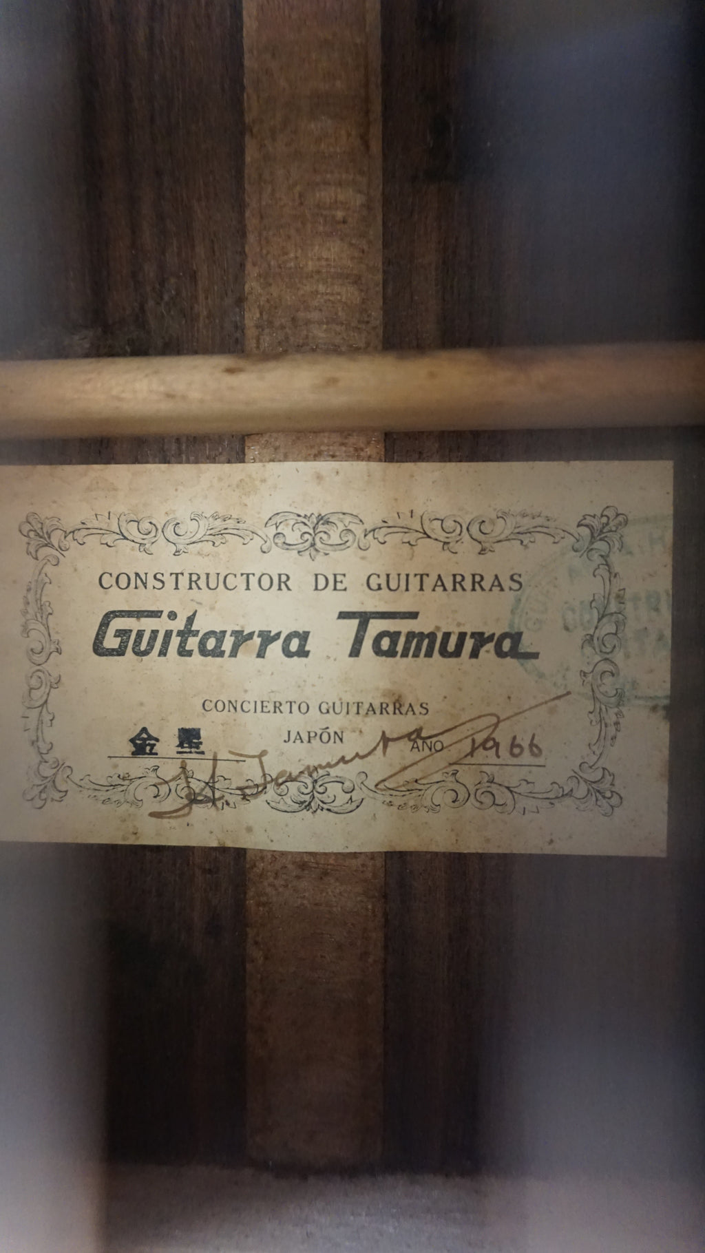 Guitarra Tamura Venus 1966 Japan Classical