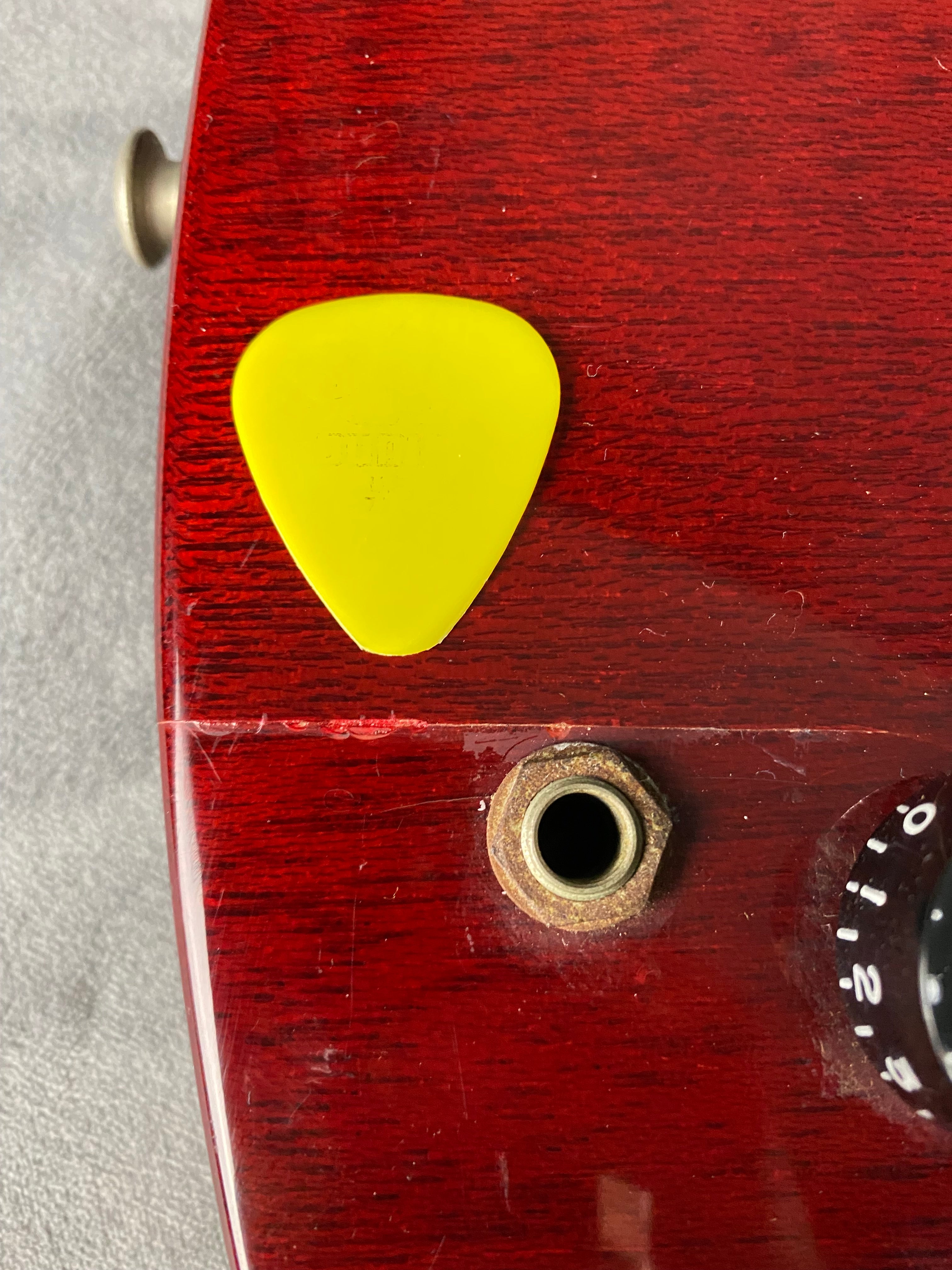 Heerby SG Kasuga MIJ Rare! Neck Thru 1977 Trans Red