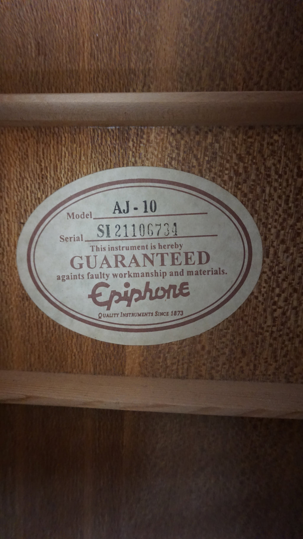 Epiphone AJ-10 Acoustic Guitar