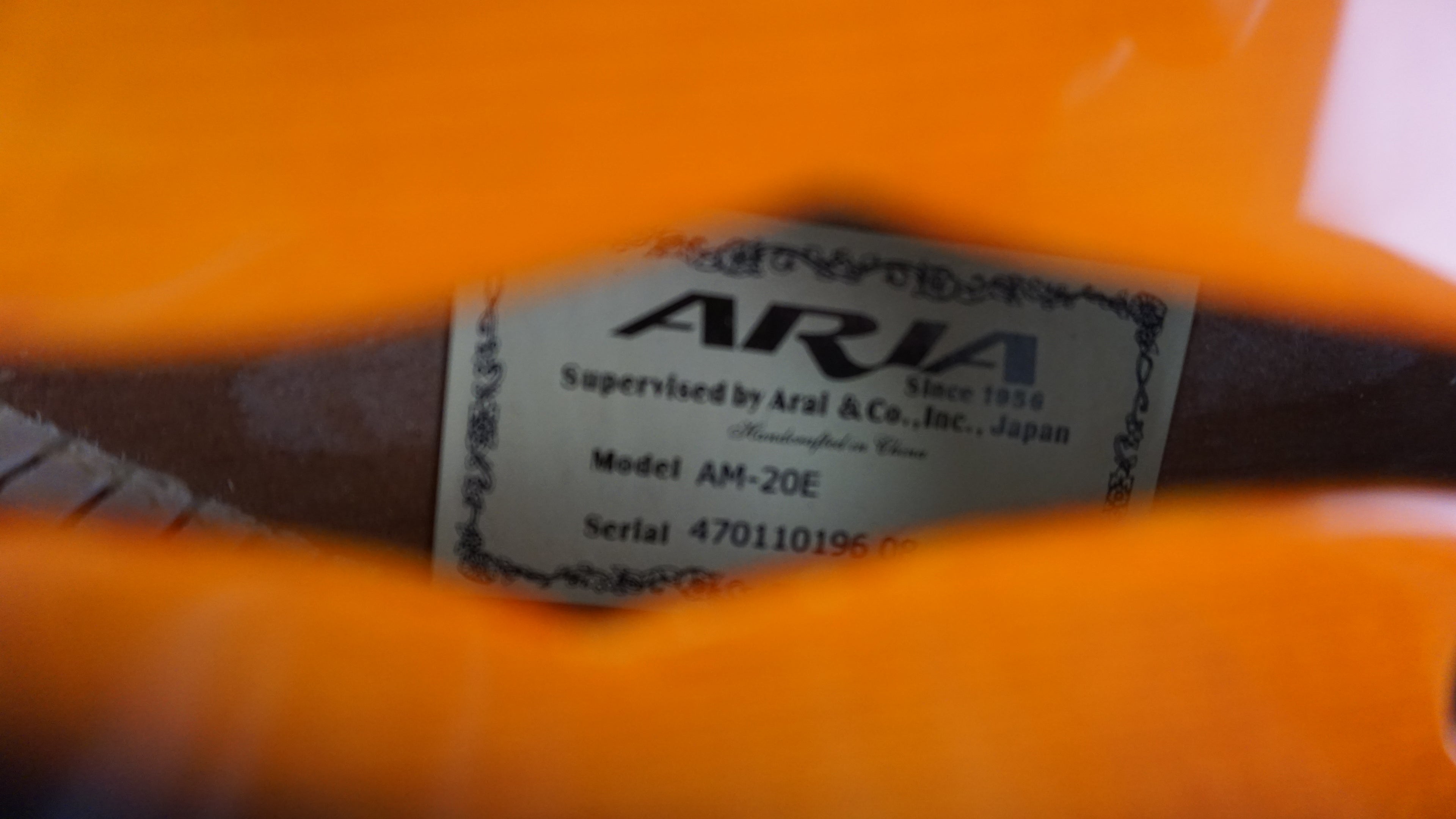 Aria AM-20E Japan Mandolin w/ Hard Case