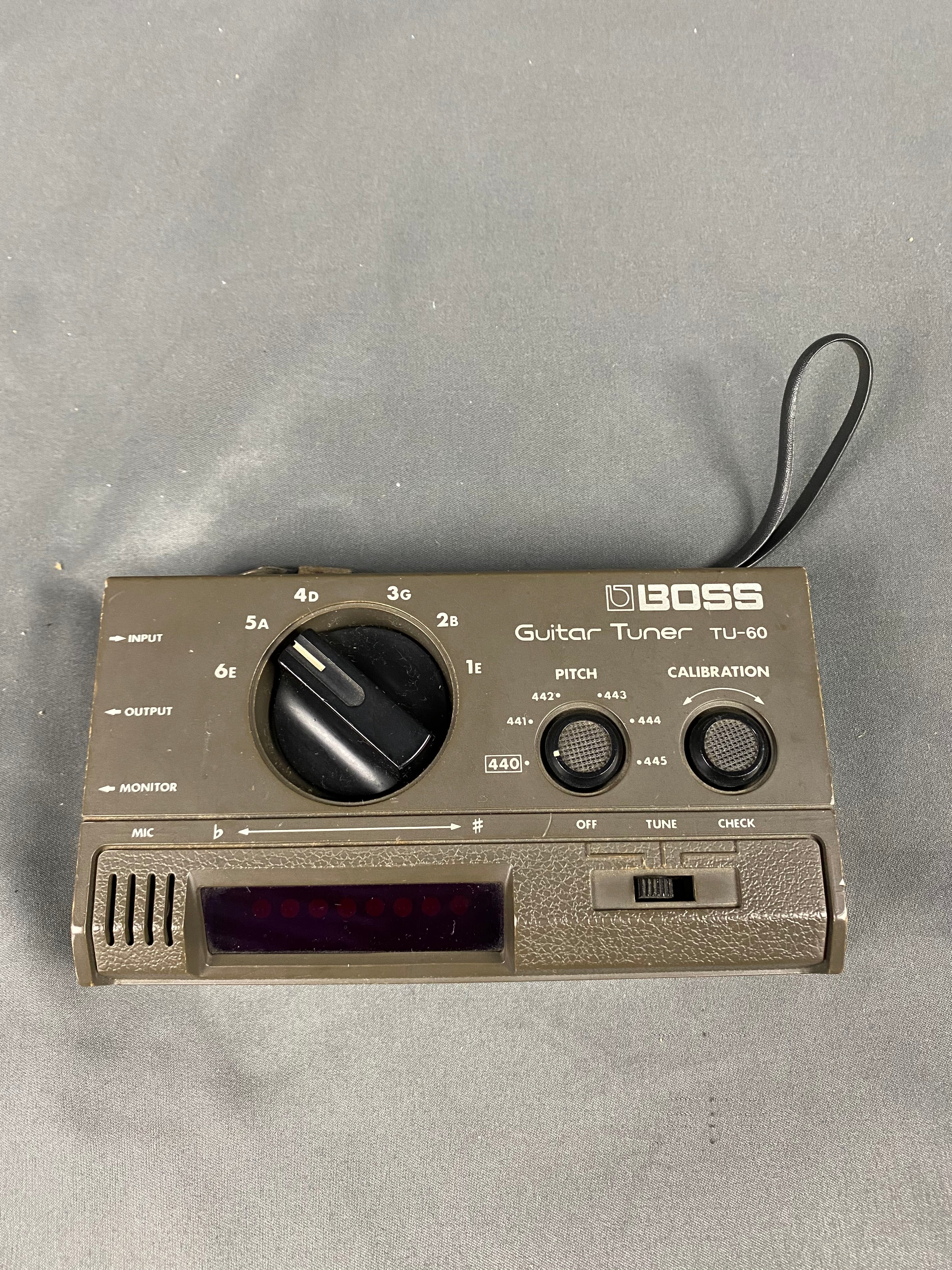 Boss TU-60 Vintage Guitar Tuner MIJ!  Rare! 1980’s