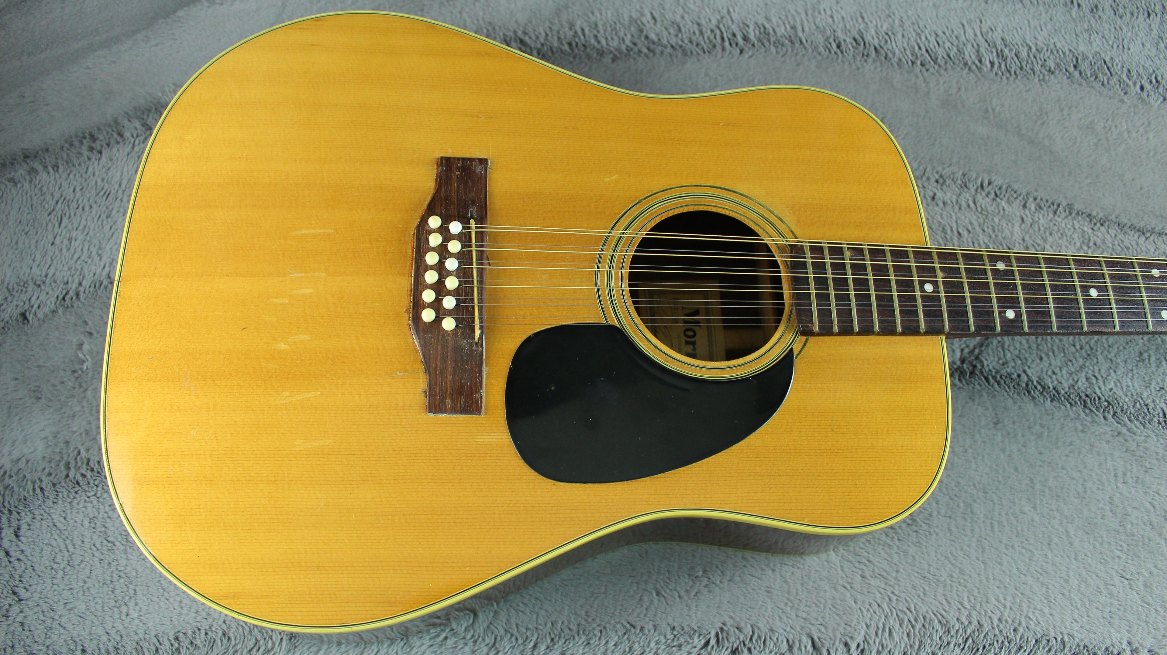 Morris B12-28 Japan 12-String Acoustic w/ Hard Case