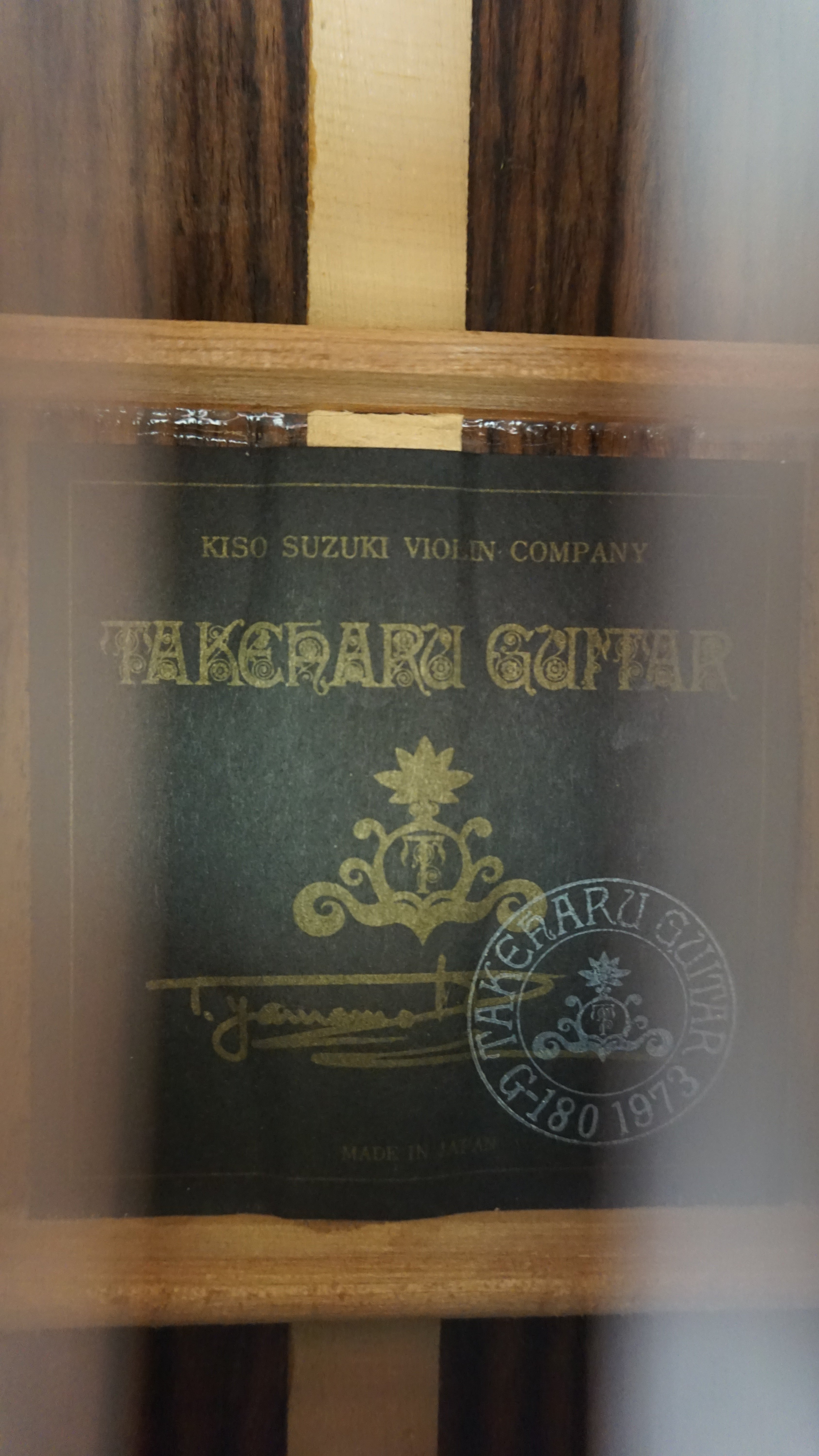 Takeharu G-180 Japan 1973 Classical Guitar