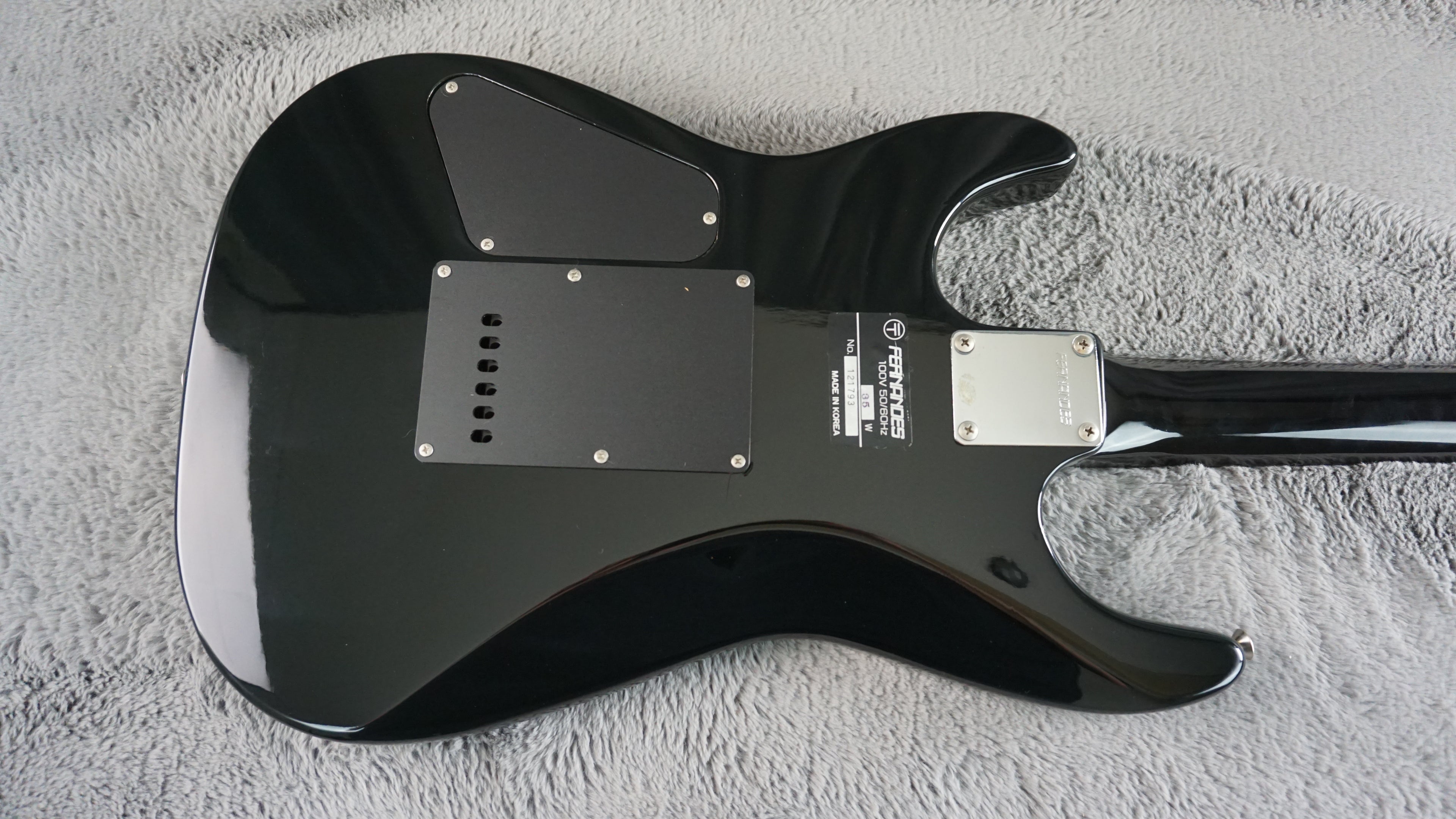 Fernandes The Function - Black HSS Electric Guitar