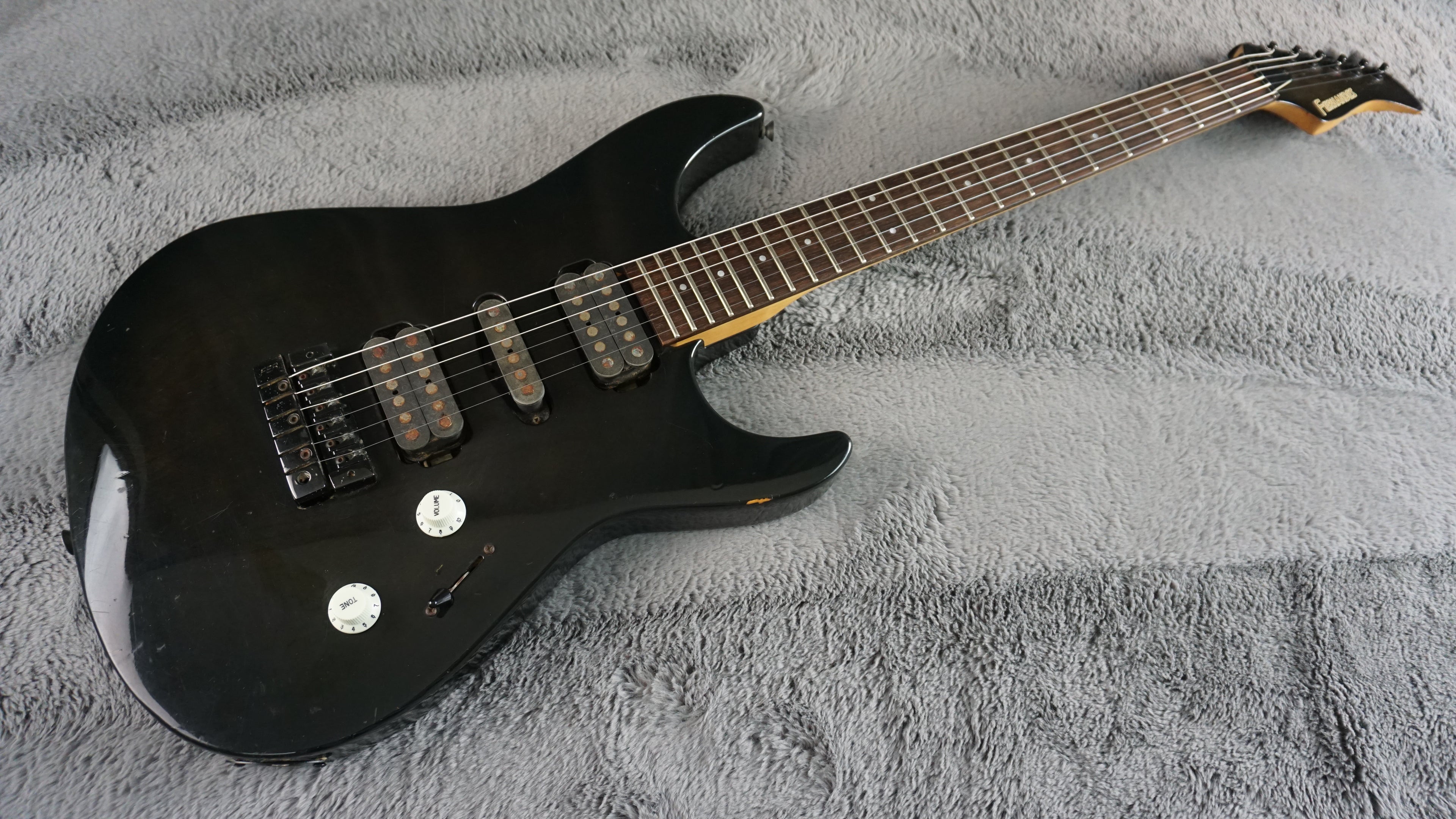 Fernandes HSH - Black Japan Electric Guitar