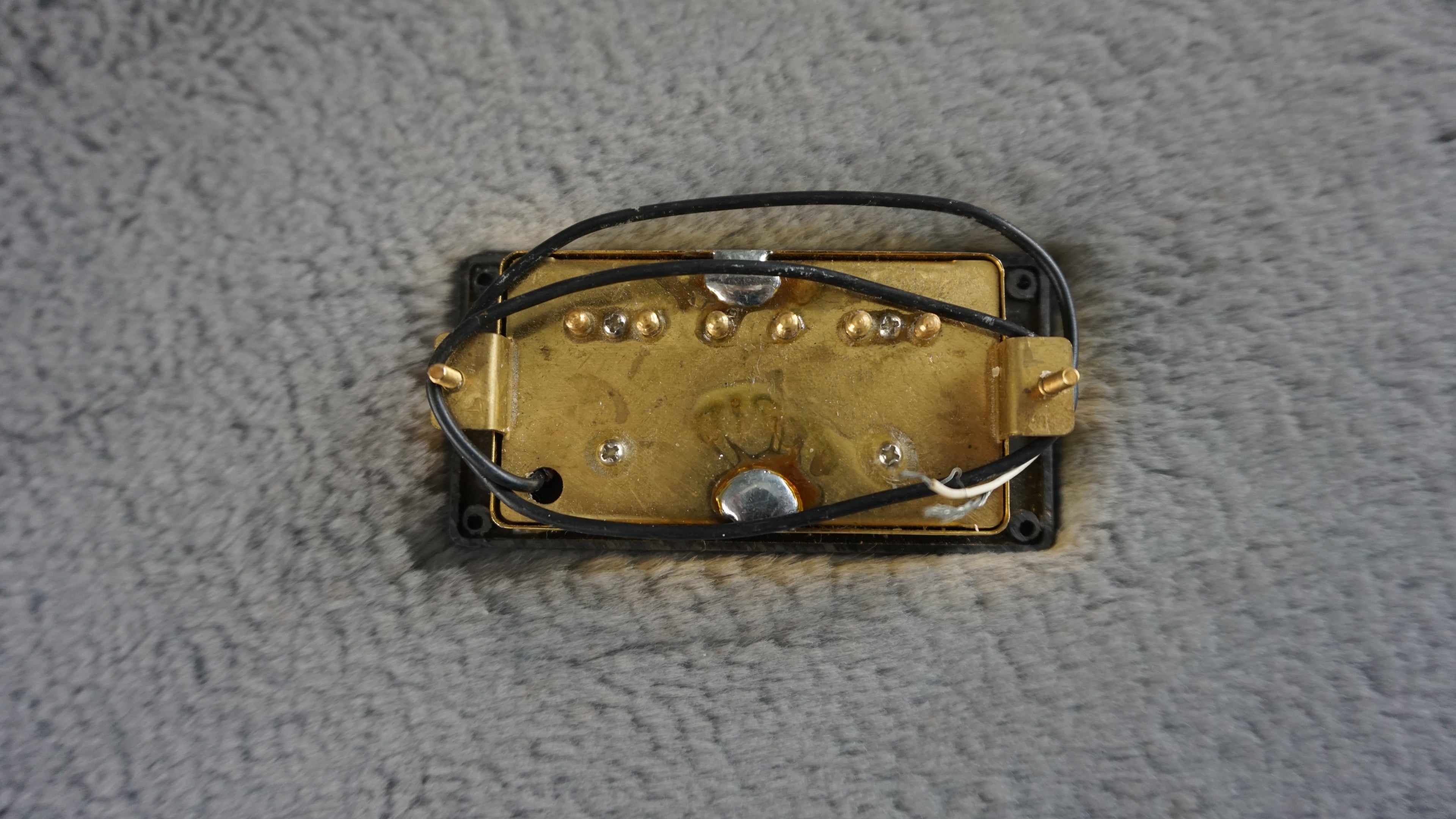 Tokai Humbucker Gold Cover w/ Black Pickup Ring - 8.4k