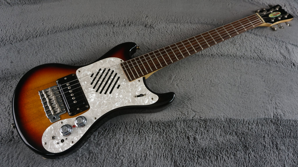 MarineRider Mosrite Ventures Model with Built In Amp 1990’s - Sunburst