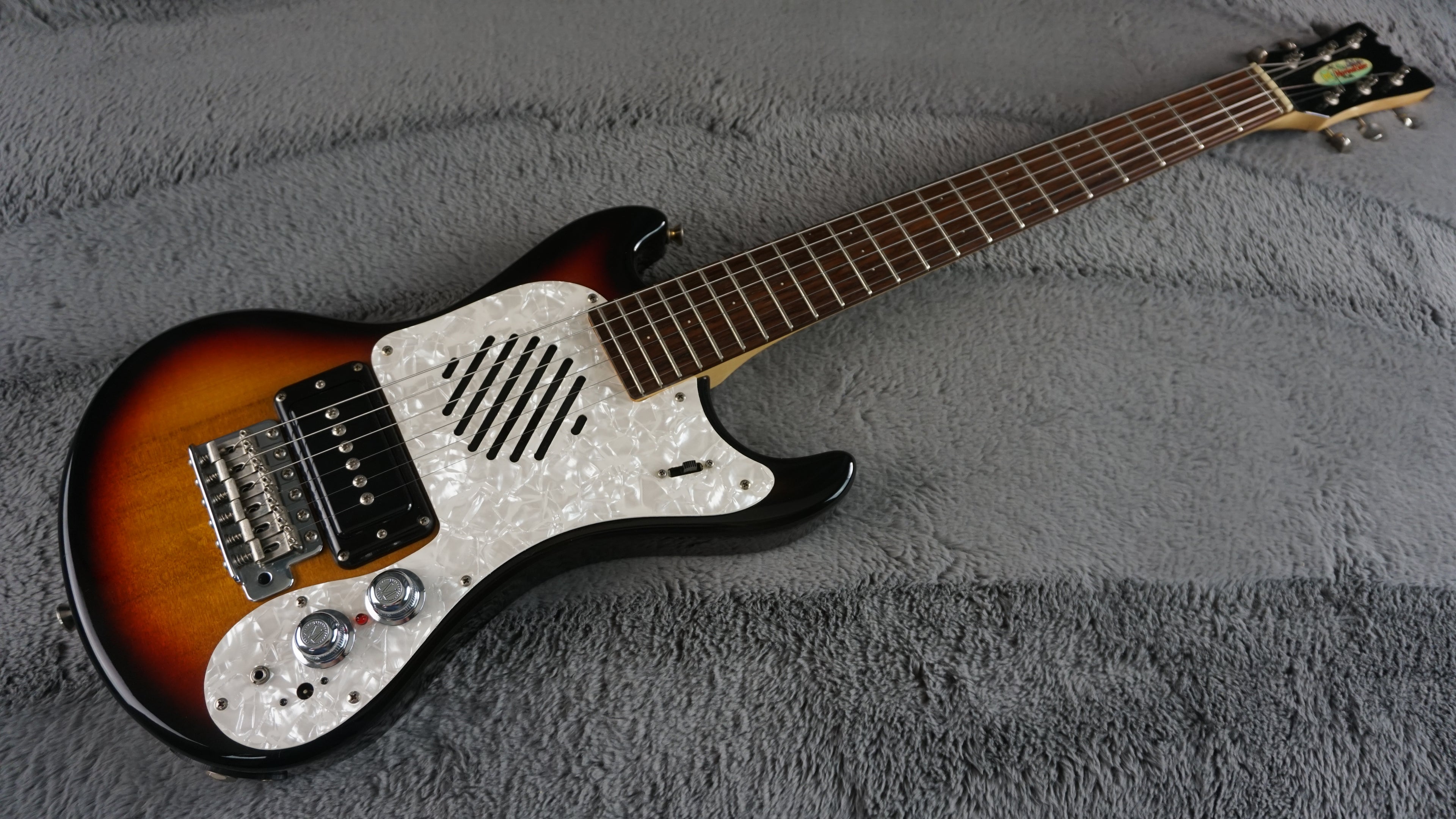 MarineRider Mosrite Ventures Model with Built In Amp 1990’s - Sunburst