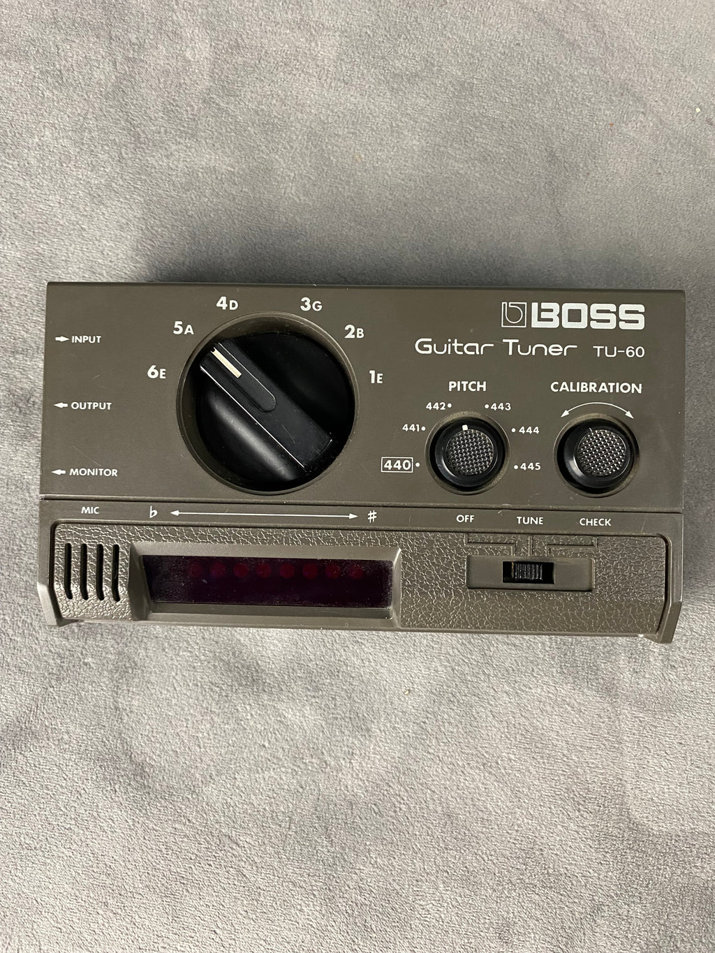 Boss TU-60 Vintage Tuner Rare! 1980’s