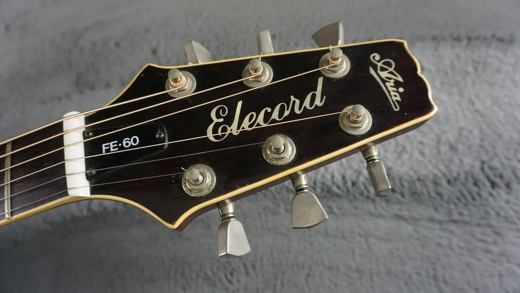 Aria Elecord FE-60 w/ Built-In Electronics w/ Hard Case