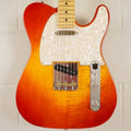Fender Japan 2024 Collection Hybrid II Telecaster Flame Sunset Orange Transparent