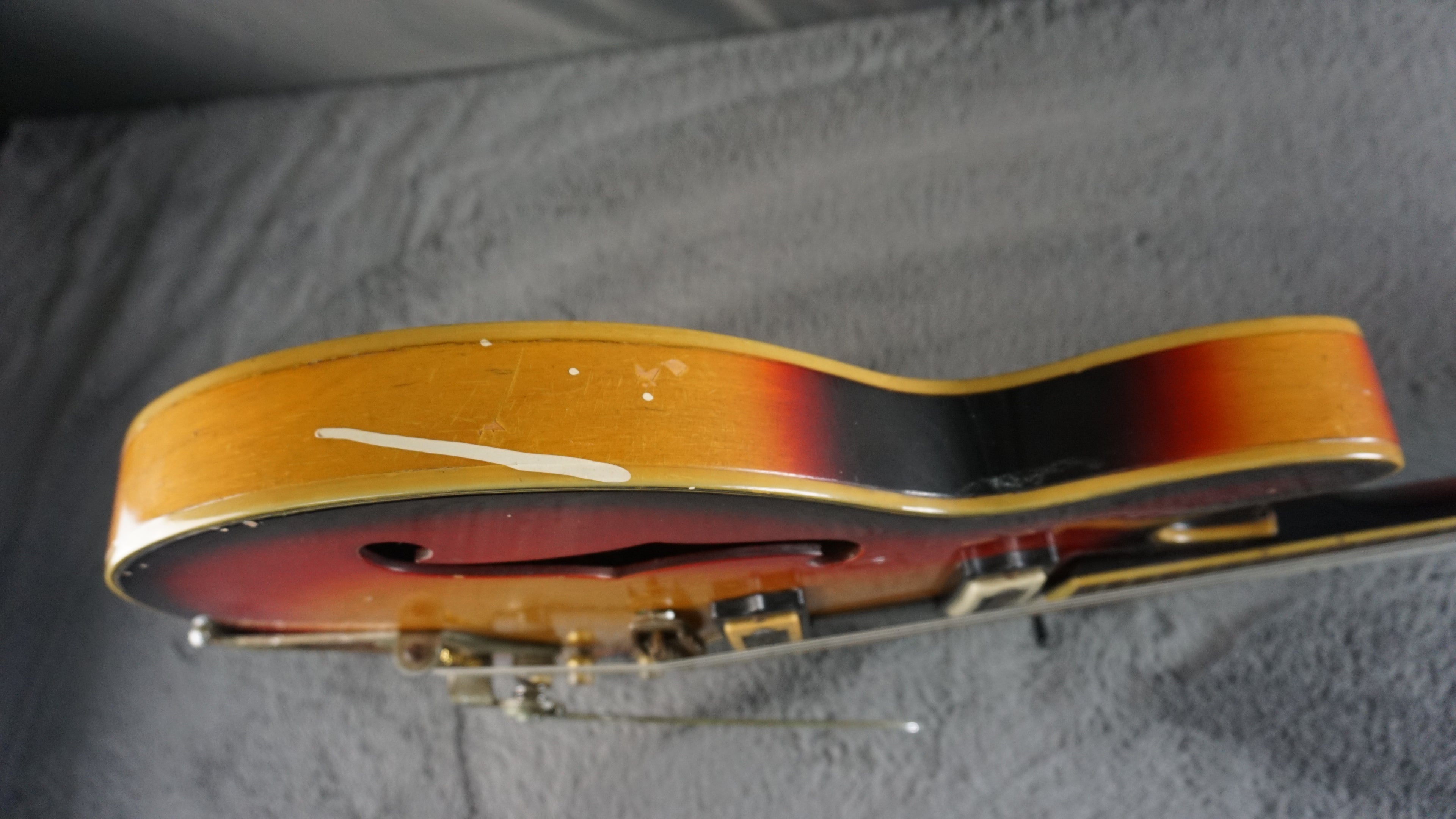 Firstman Semi Hollow Body 1960s rare  - Sunburst Japan