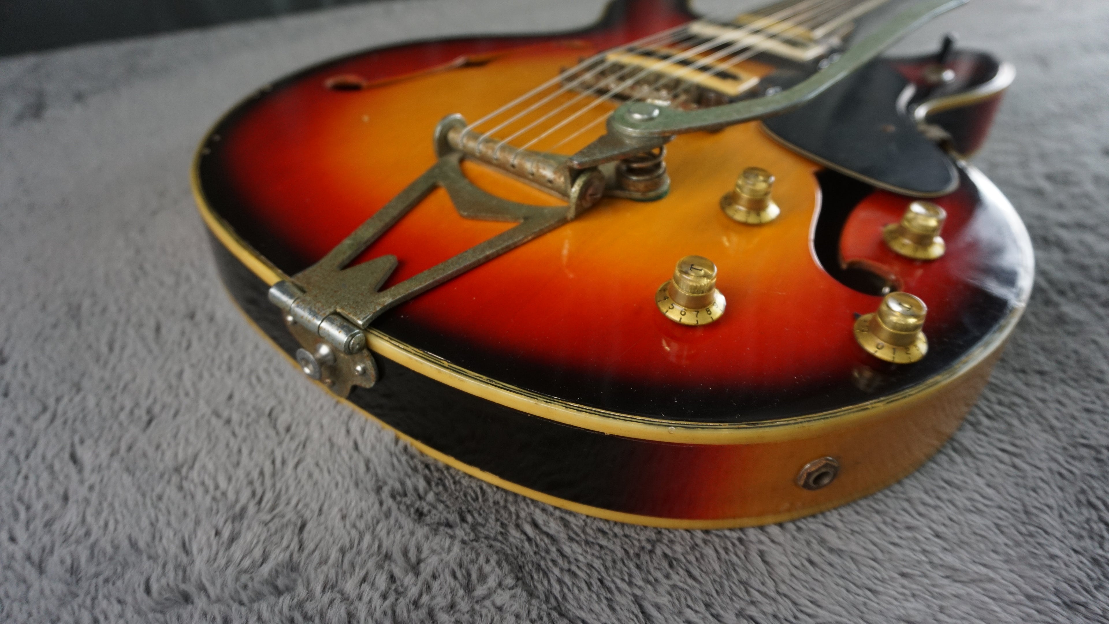 Firstman Semi Hollow Body 1960s rare  - Sunburst Japan